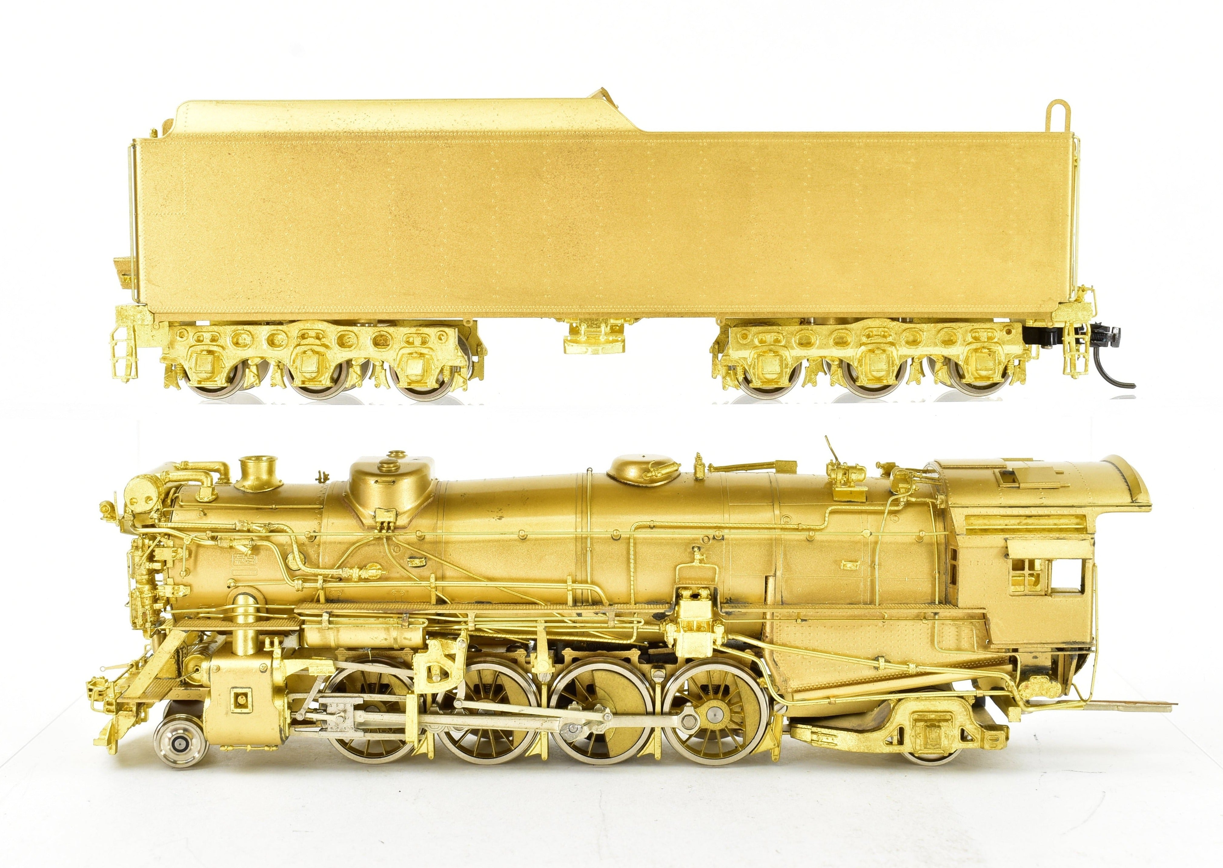 HO Scale Brass Model Train - Key Imports C&O Chesapeake & Ohio K3a Class 2-8-2 Mikado Locomotive with Elesco Feed Water Heater and 21RA Tender