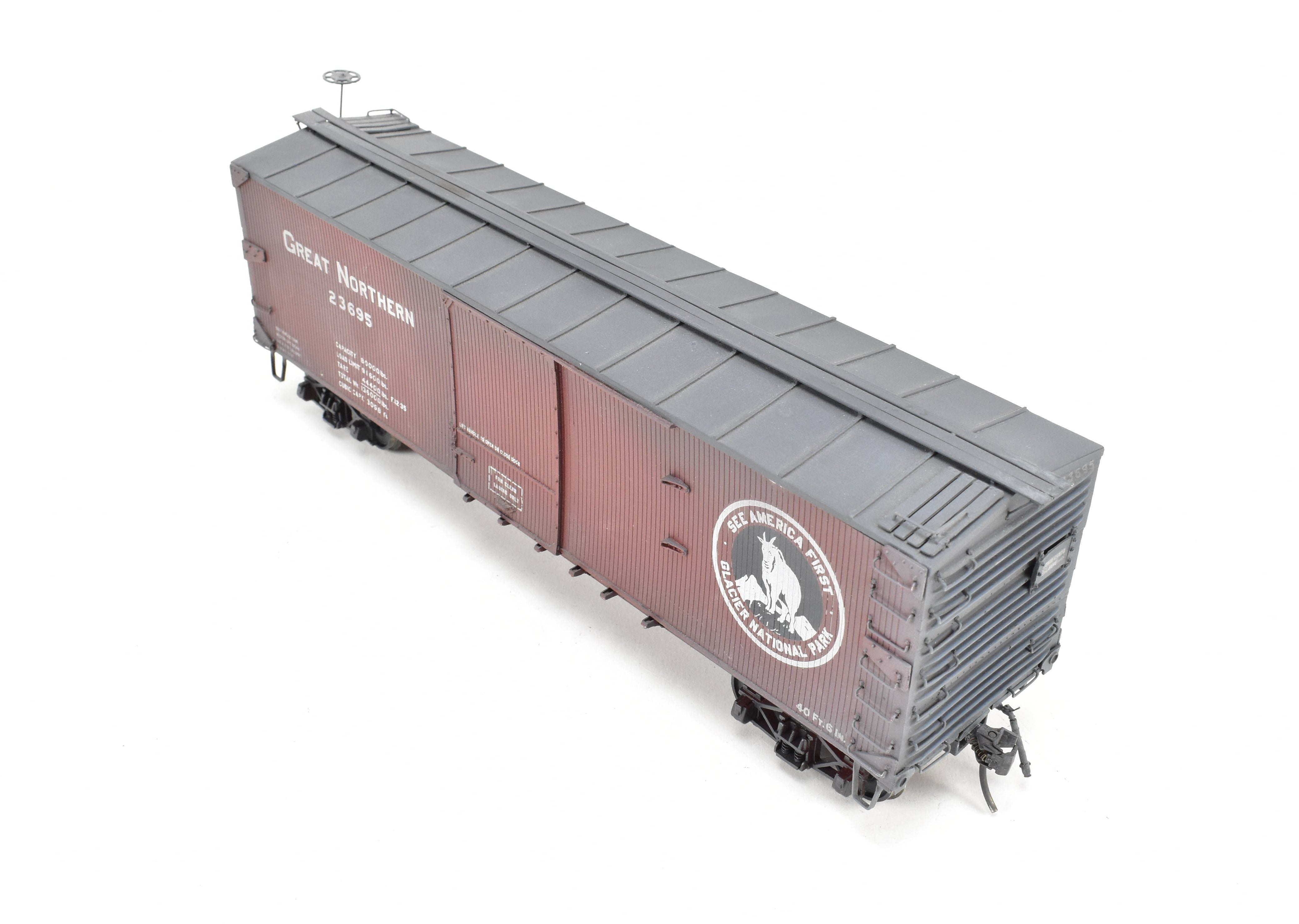 O Scale Chooch Ultra Scale GN Great Northern 40' USRA OB Wood Boxcar Pro-built #23695