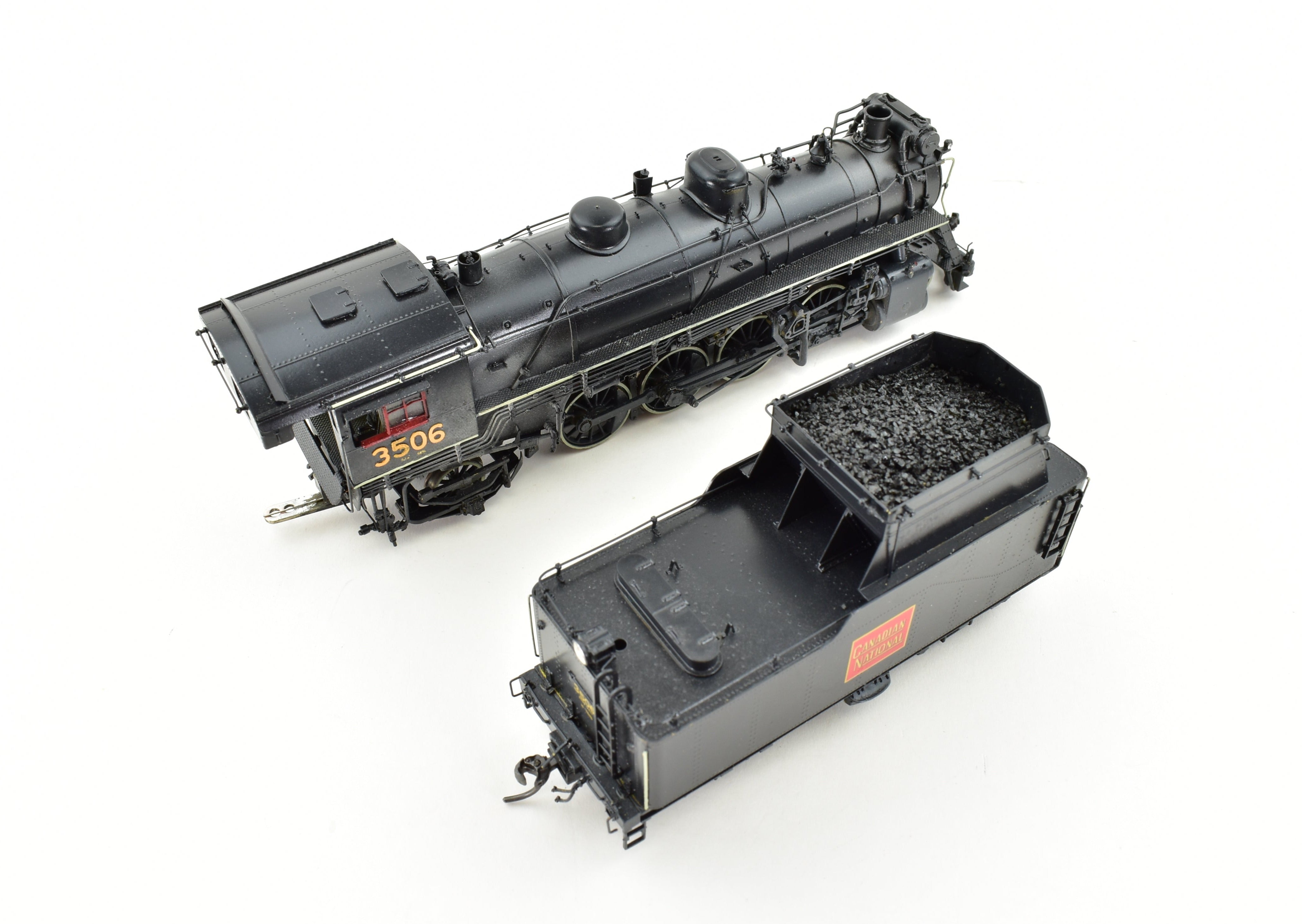 HO Scale Brass OMI Overland Models CNR S-1g 2-8-2 #3506 Pro-Painted Train Model