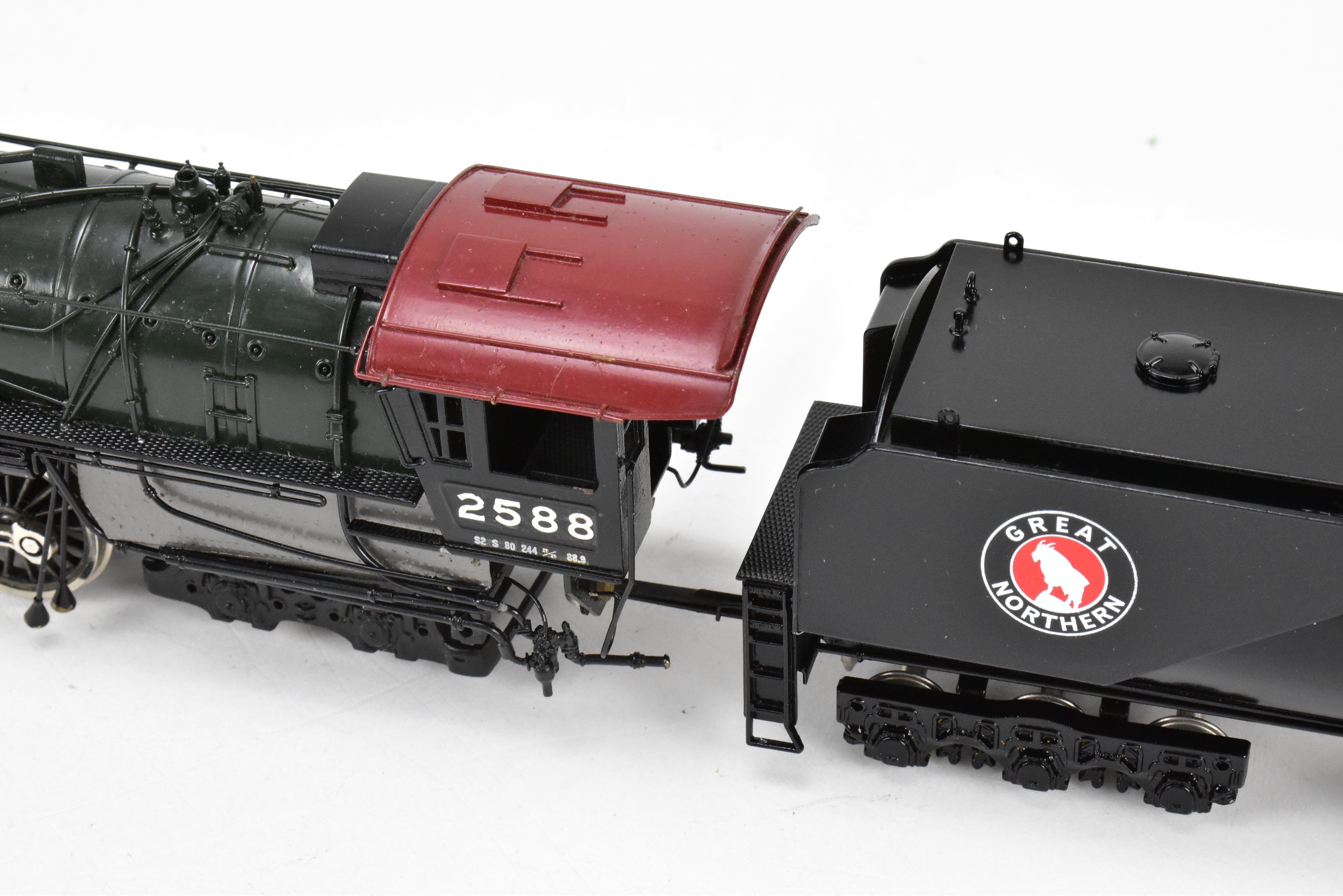 1976 HO Brass Tenshodo GN Crown Series Great Northern 4-8-4 S-2 FP No. 2588