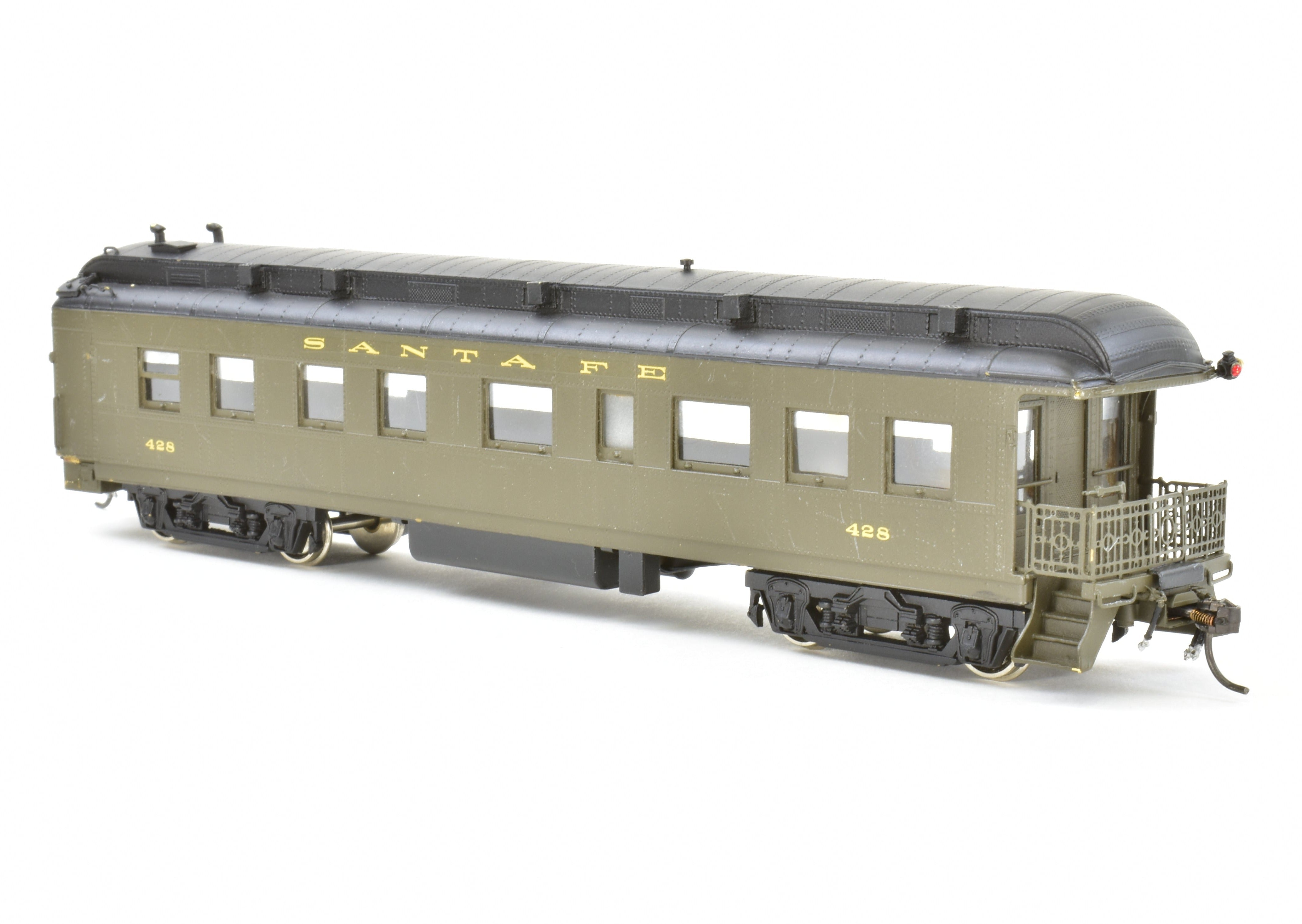 Custom Painted HO Brass Hallmark ATSF Santa Fe Superintendent's Car #400