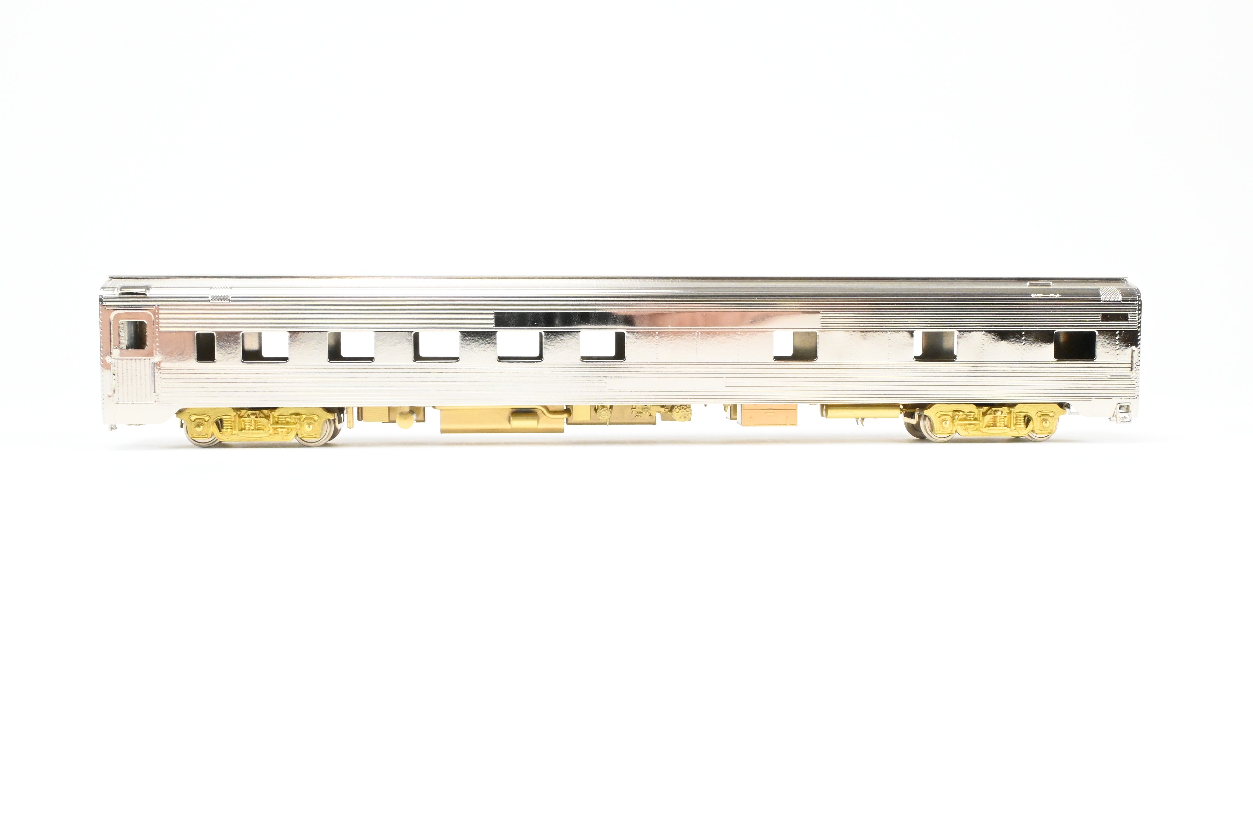 HO Scale Brass Cascade Models AT&SF - Santa Fe Budd Pine Series 10RMT - 6DBR Non - Skirted Sleeper Model Train Car