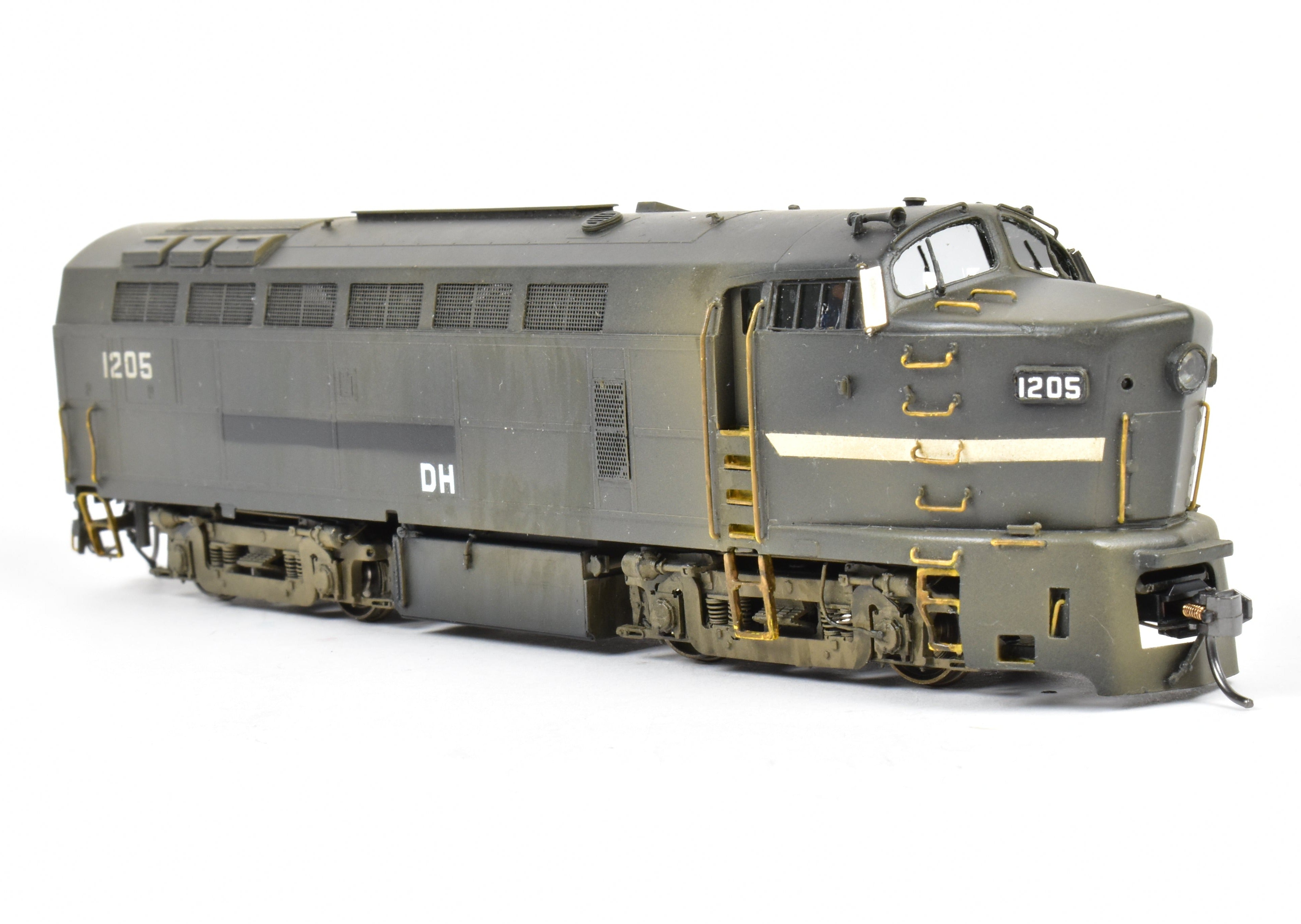 HO Brass OMI - Overland Models' D&H BLW RF-16 Shark Nose A-unit No. 1206 in NYC/D&H Patch