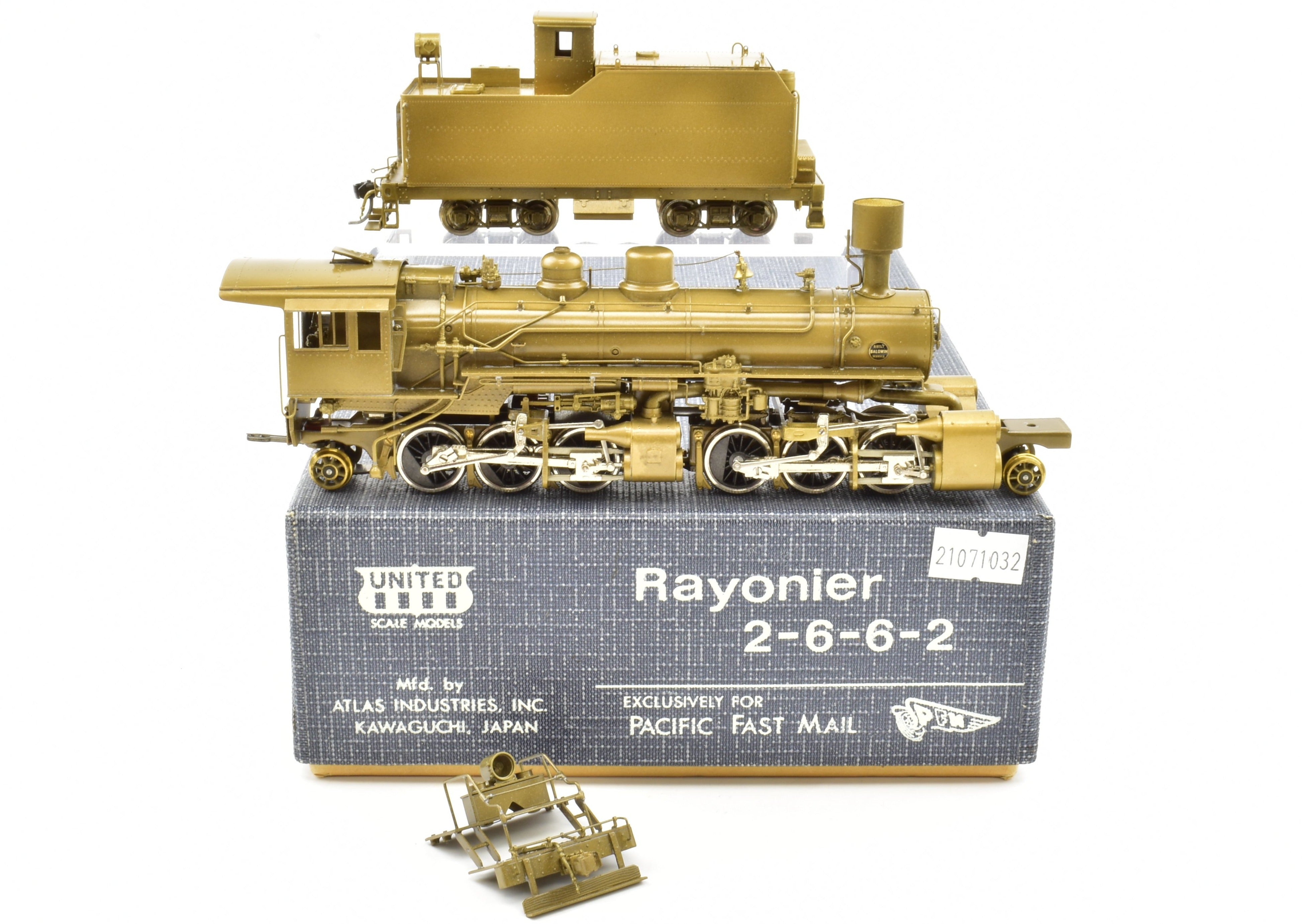 1980 HO Brass PFM United Rayonier 2-6-6-2 Articulated Model in Like-New Condition