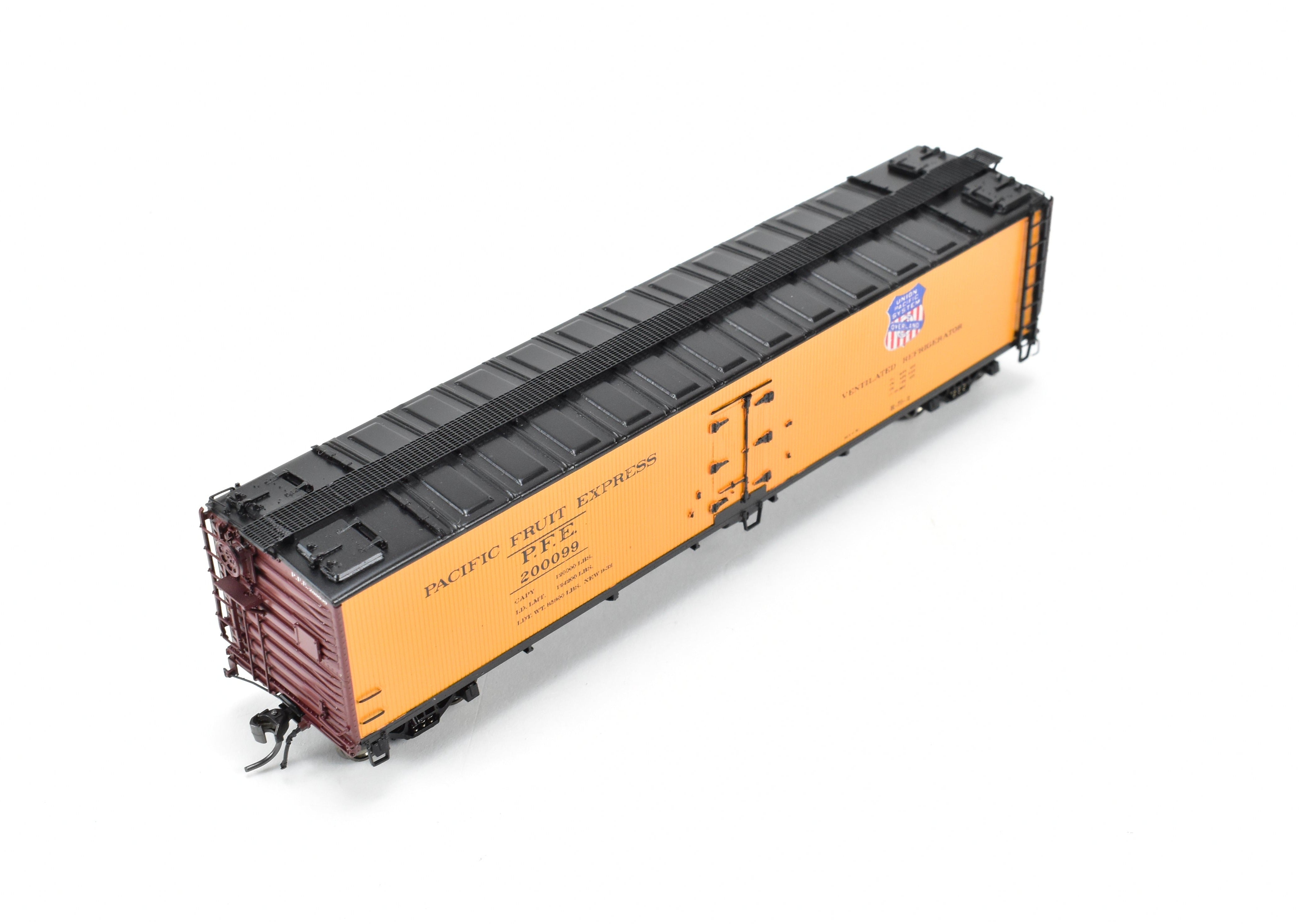 HO Scale Brass Precision 52' R-70-2 Ice Refrigerator Car FP No. 200099