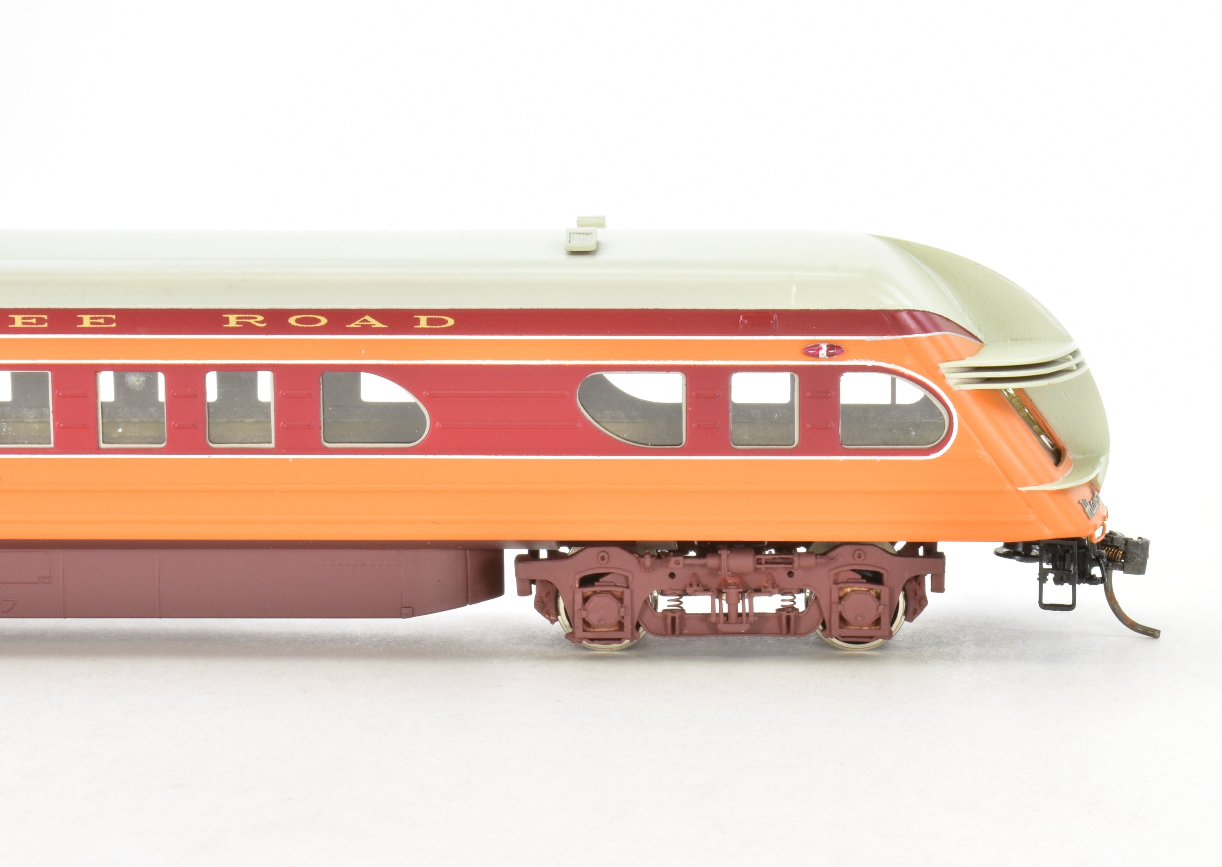HO Scale Brass Model Train Set - Precision Scale Co. Milwaukee Road 1939 Hiawatha 9 - Car Factory - Painted Set