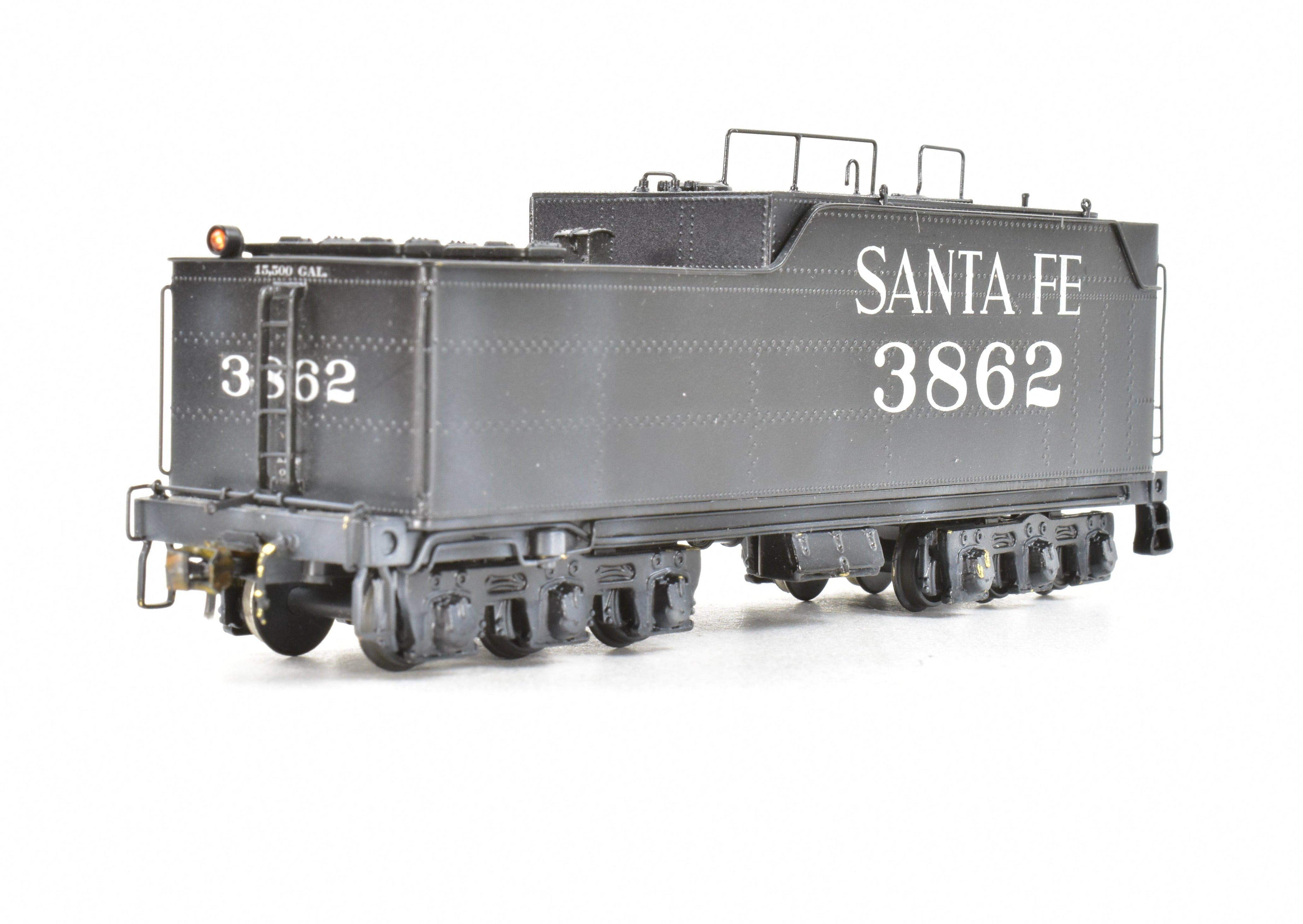 HO Brass Key Imports ATSF Santa Fe 3800 Class 2-10-2 Custom Painted Locomotive No. 3862