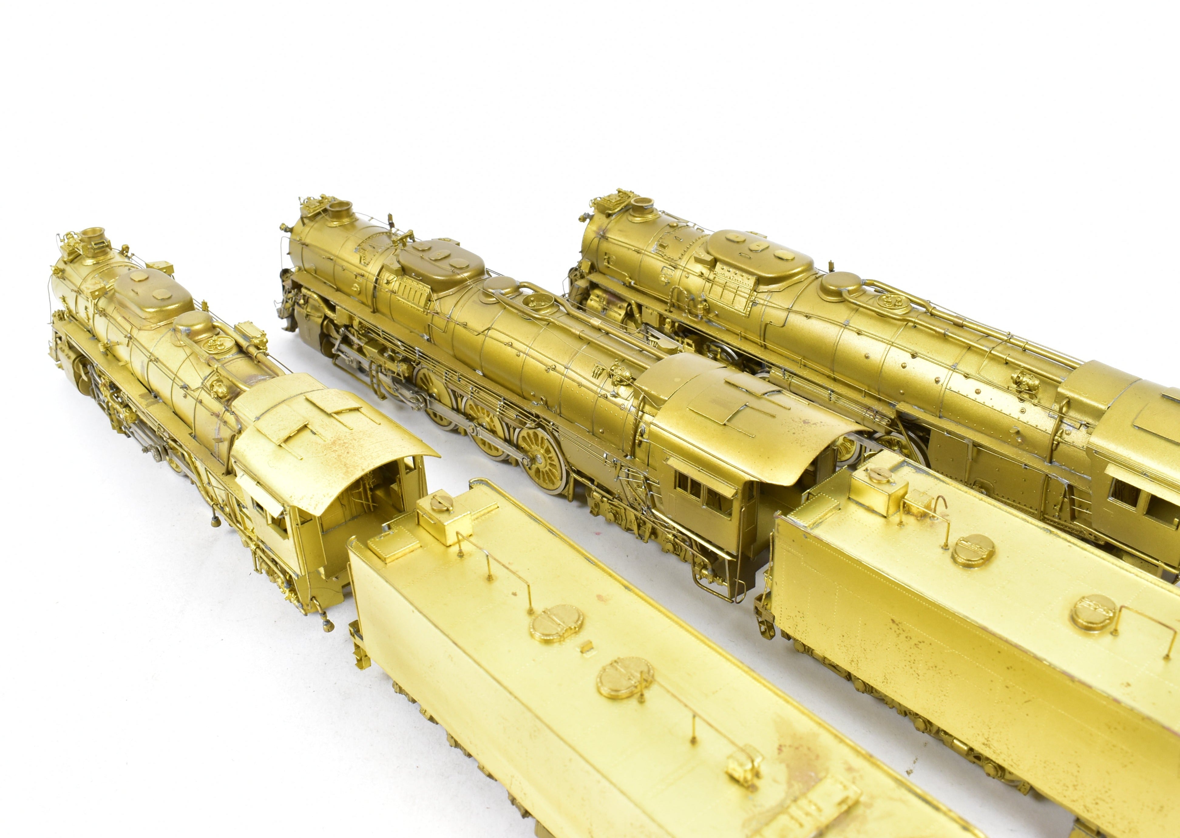 HO Brass Westside Model Co. ATSF Santa Fe Fleetwood Classic Steam Locomotive Set