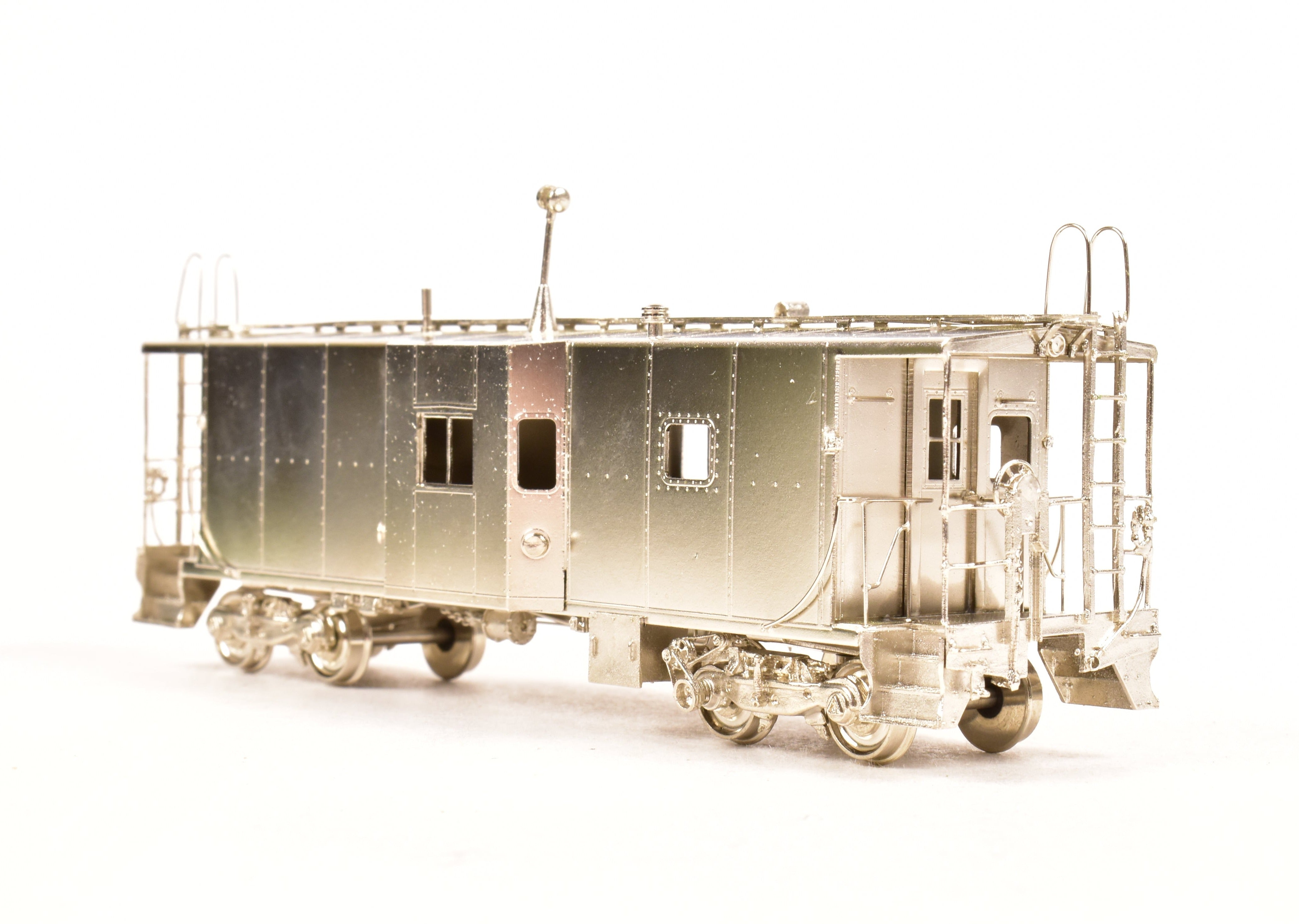 HO Scale Brass OMI - Overland Models, Inc. KCS - Kansas City Southern Bay Window Caboose, Factory Plated, Numbers Ranging from #323 to #358