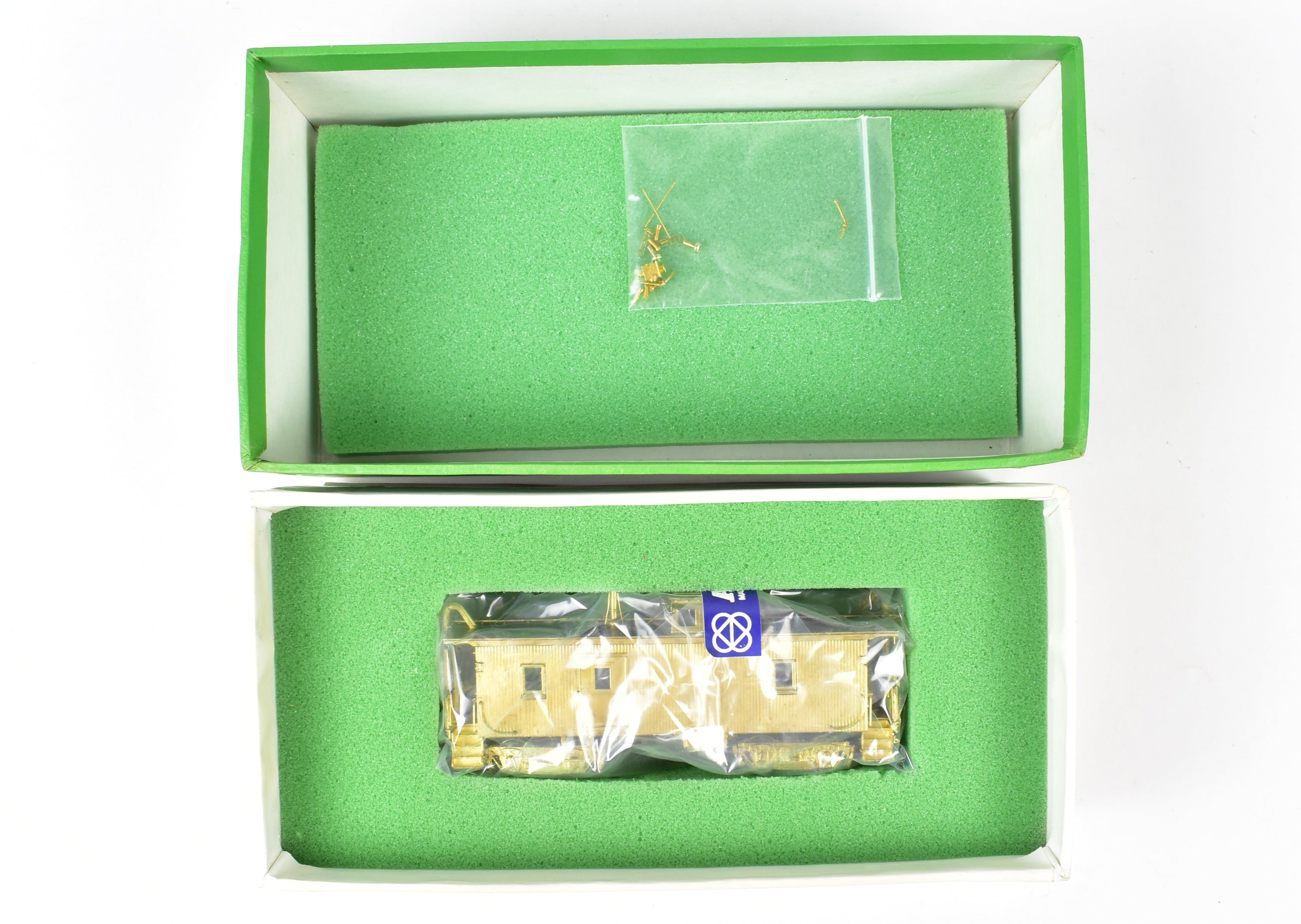 HO Scale Brass Model - OMI (Overland Models, Inc.) Union Pacific (UP) CA - 1 Wood Caboose Side Door with Modern Ends and Wood Beam Trucks for Model Trains