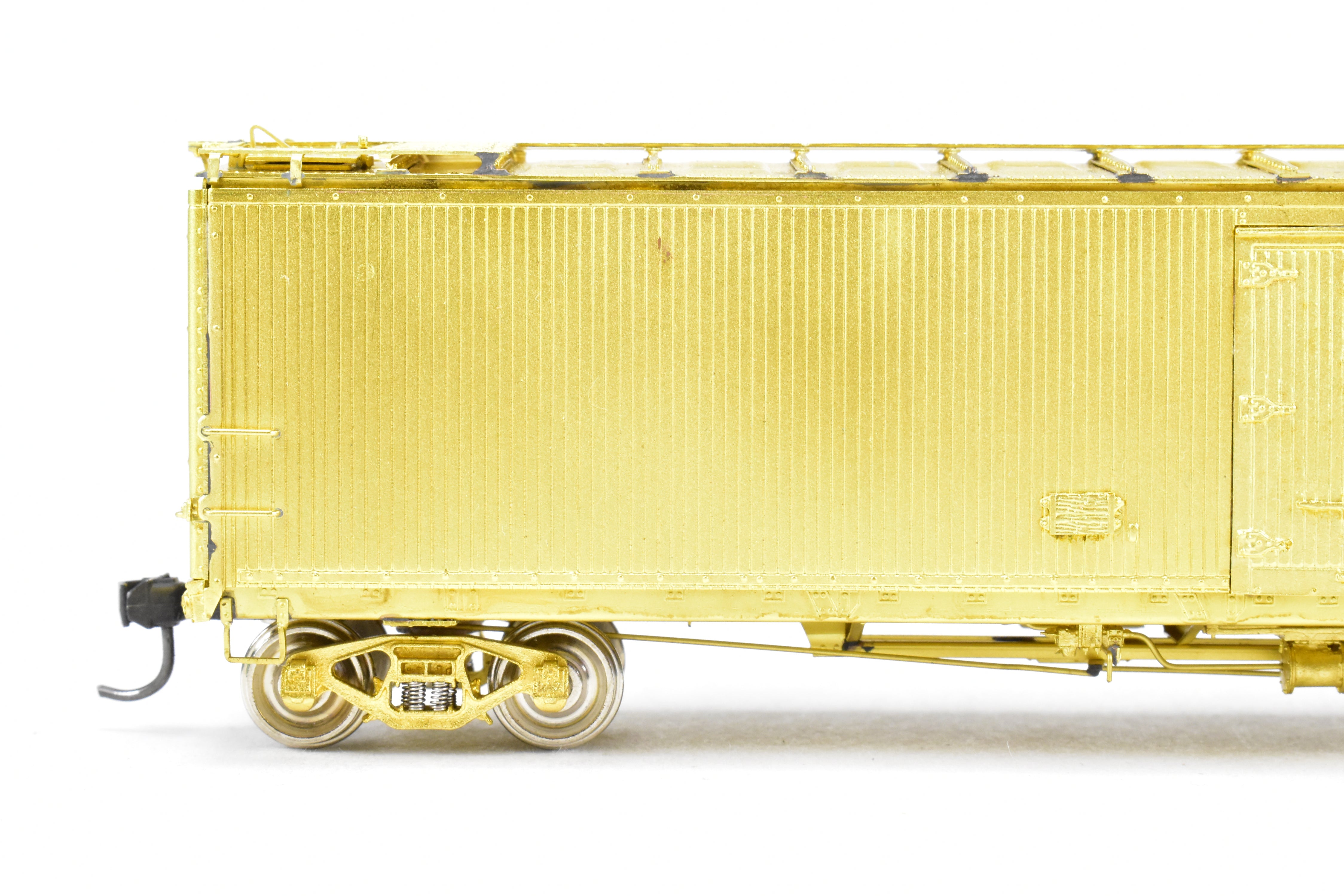 HO Brass OMI ATSF Santa Fe 50' Ice Bunker Wood Refrigerator Car, Excellent Condition