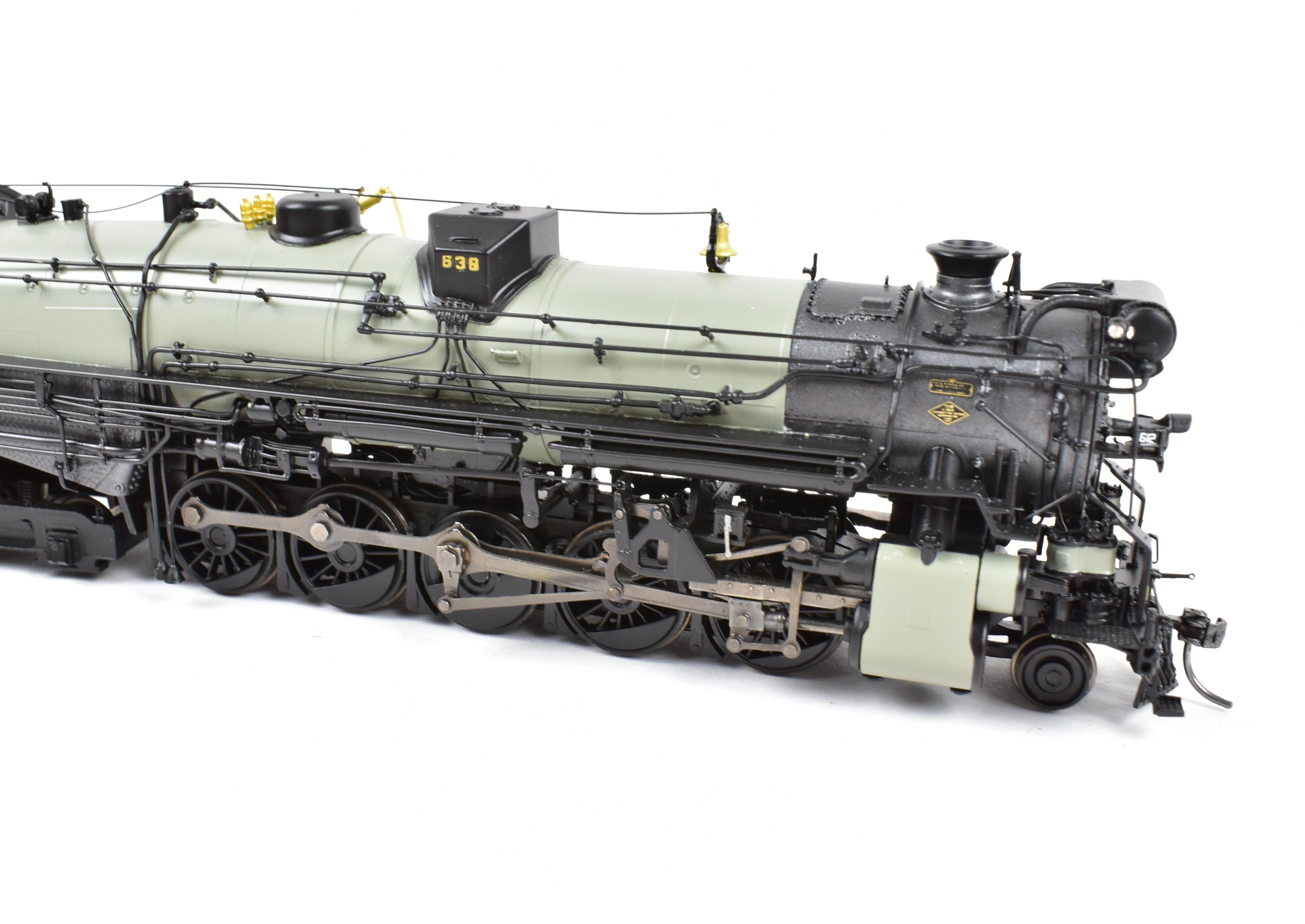 HO Scale Brass Hybrid BLI T&P 2-10-4 FP DCC & Sound Renumbered #638
