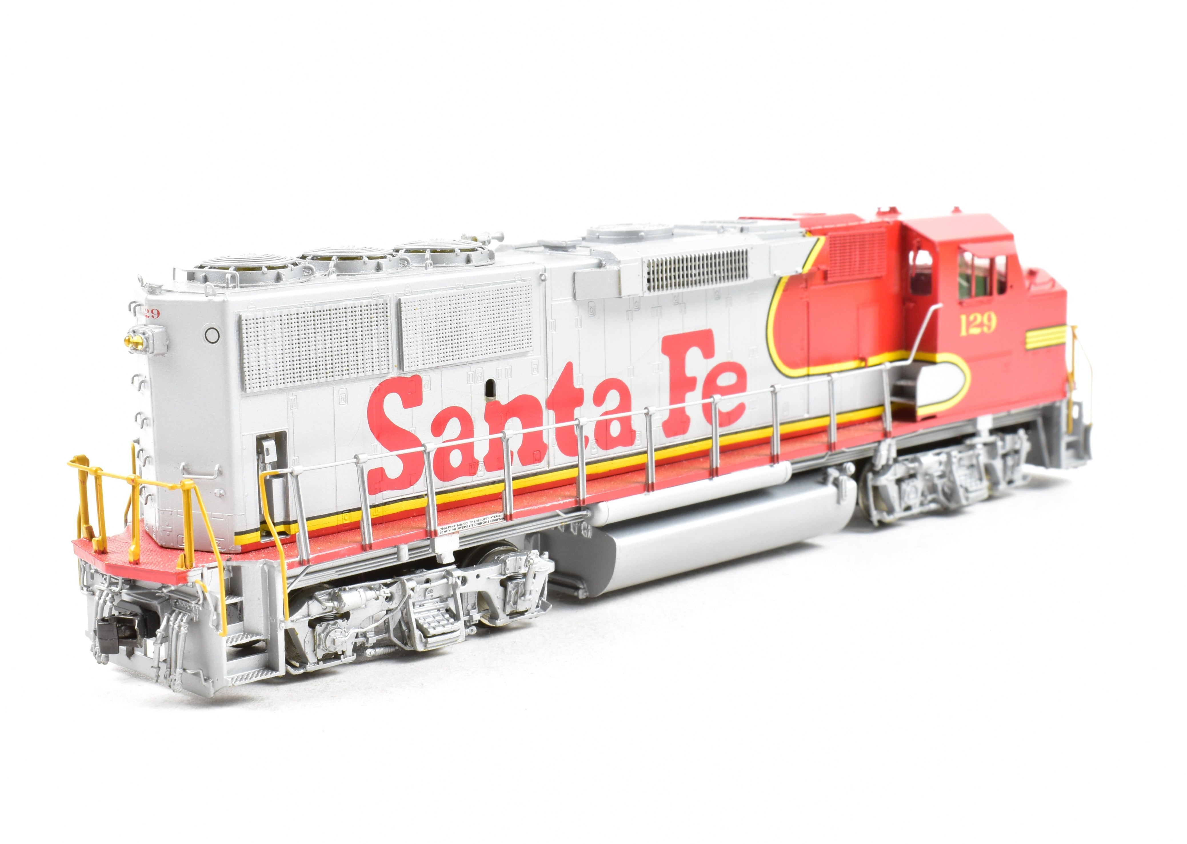 HO Scale Brass Model Train Engine - Overland Models Inc. AT&SF Santa Fe GP60M Factory Custom - Painted by OMI