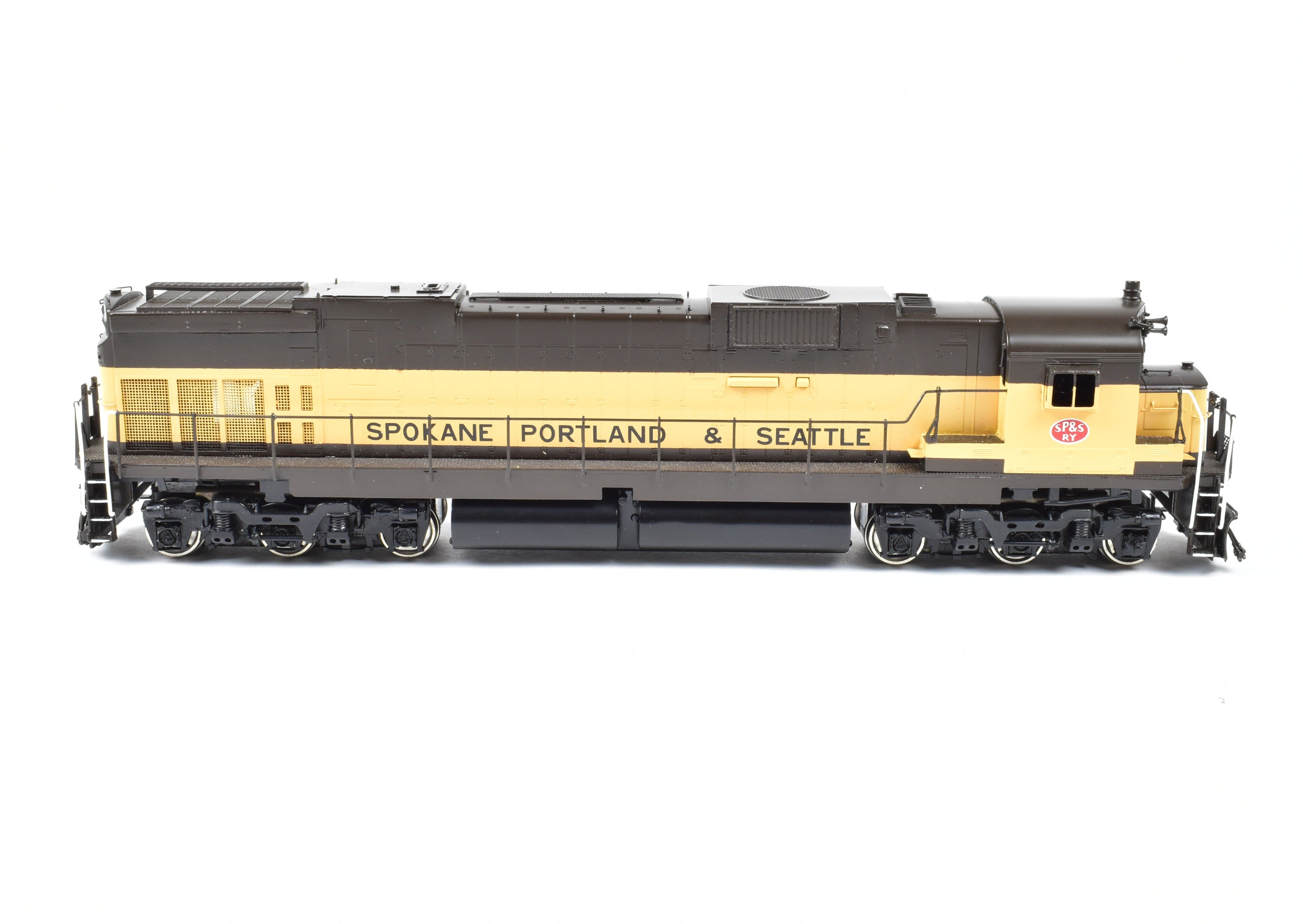 HO Scale Brass Model Train - Oriental Limited/Challenger Imports' Spokane, Portland & Seattle Alco C - 636 FP Un - numbered Locomotive