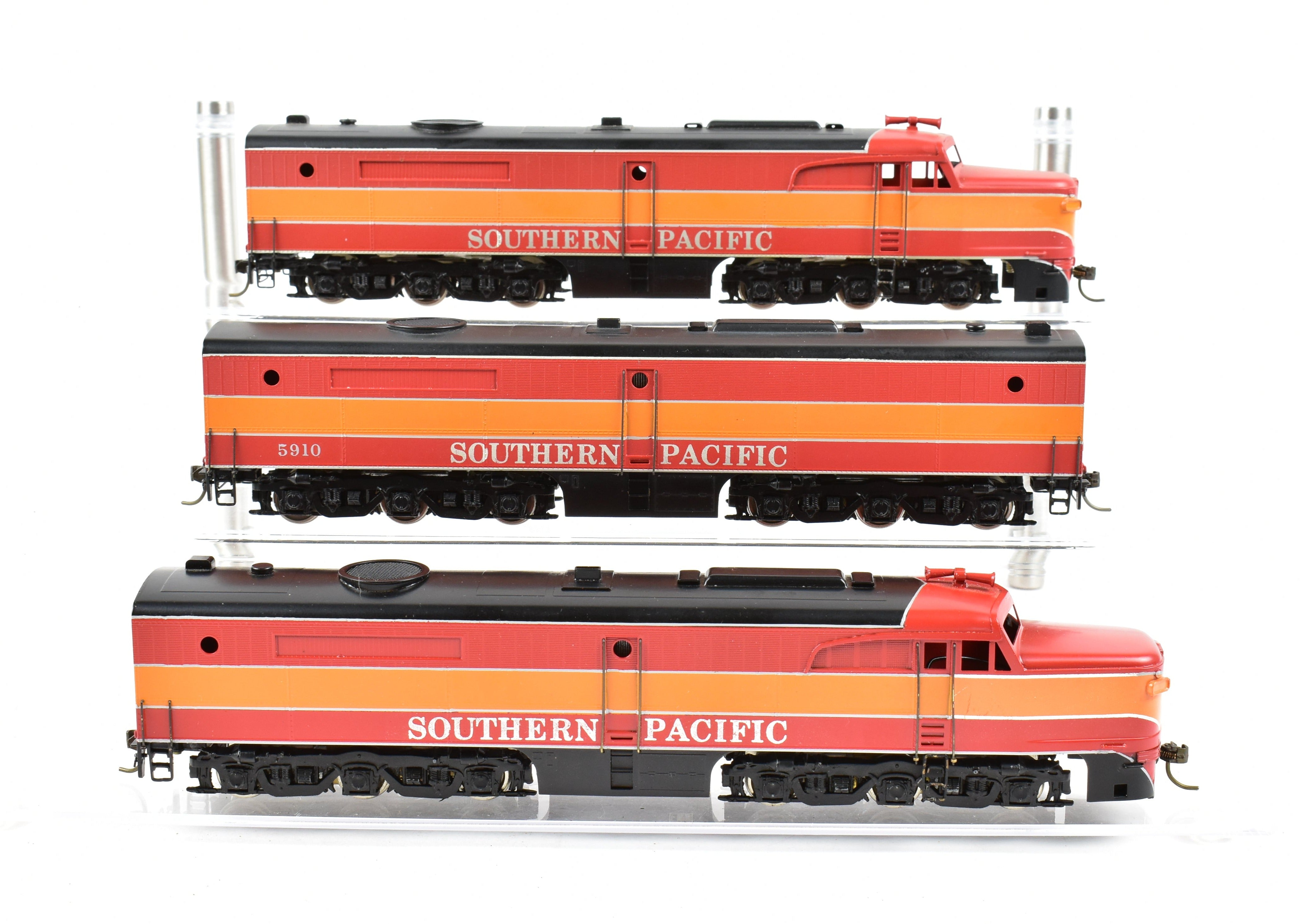 HO Scale Brass Balboa SP - Southern Pacific Daylight PA - 1 A - B - A Locomotive Set with Factory Painting
