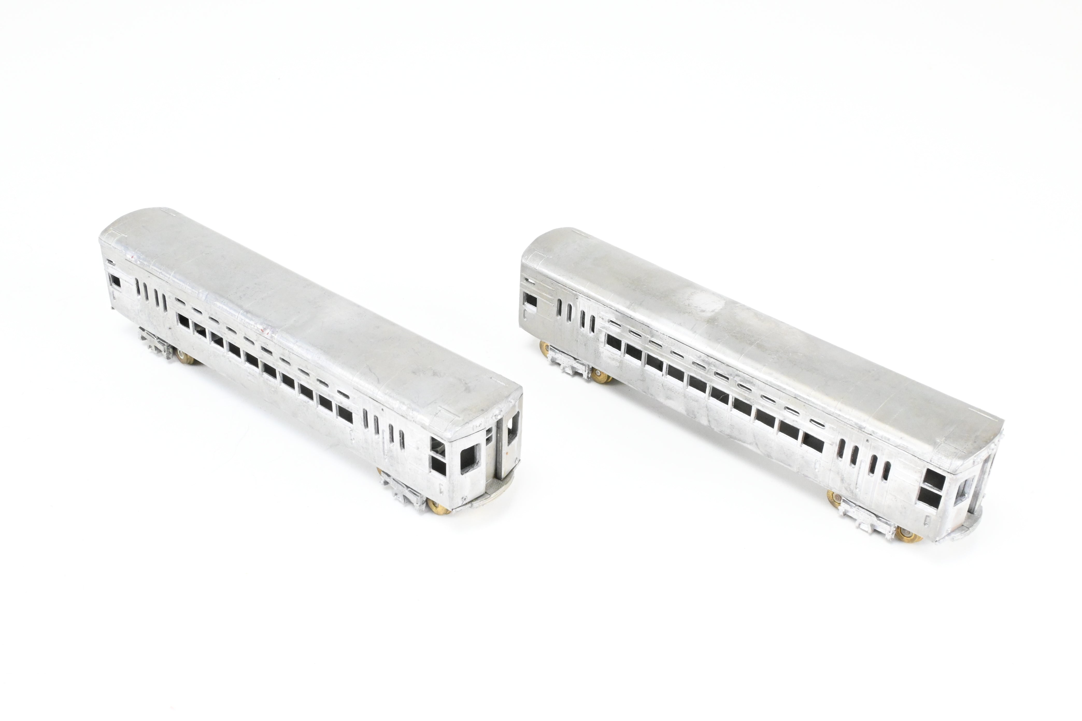 HO Scale Diecast Model Train Set - Chicago Transit Authority 1 - 50 Series Rapid Transit L Two - Car Set by MTS Imports