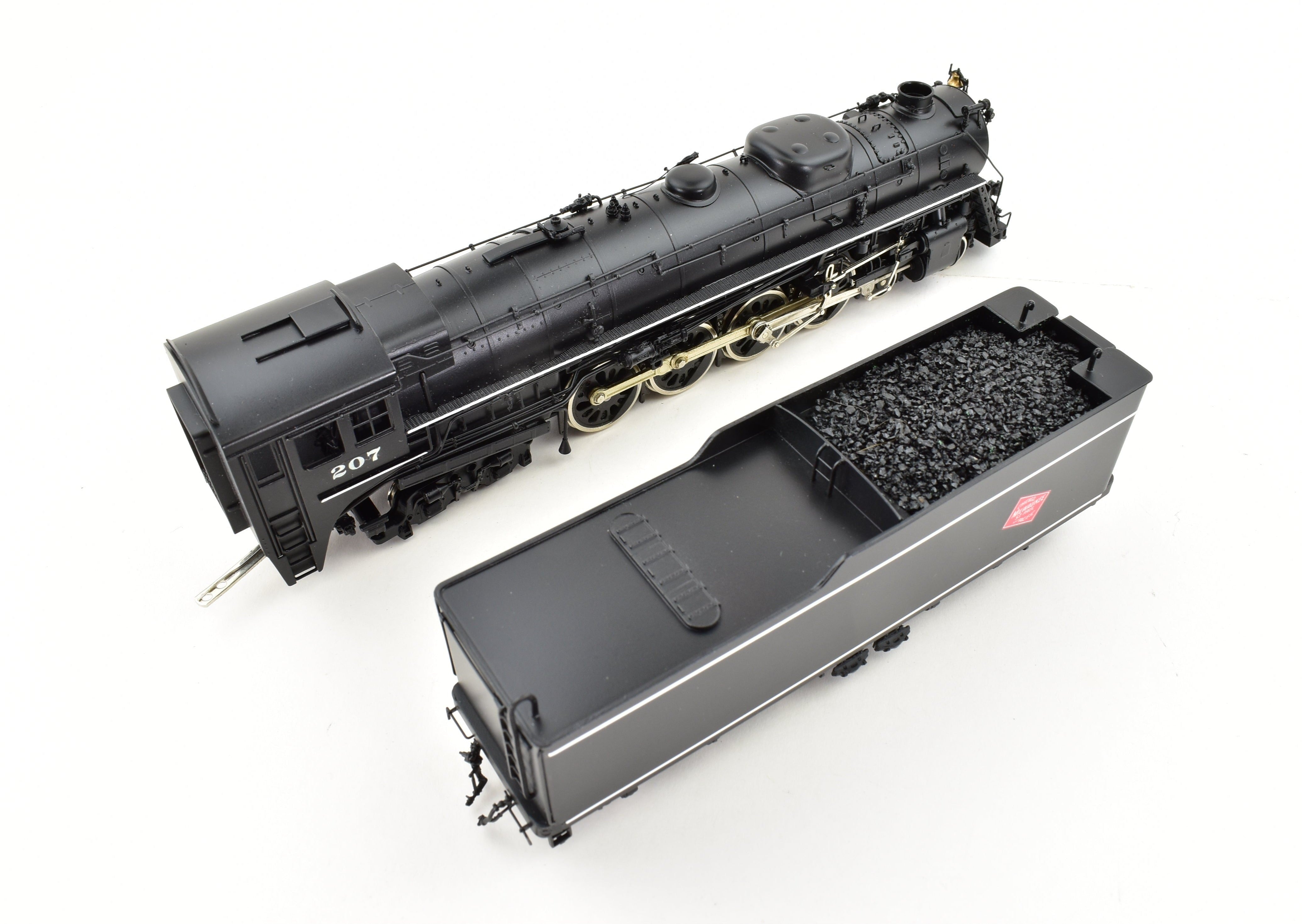 Rare HO Scale Brass Model Train - PFM Fujiyama Milwaukee Road 4-8-4 Class S-2 1985 Factory Painted
