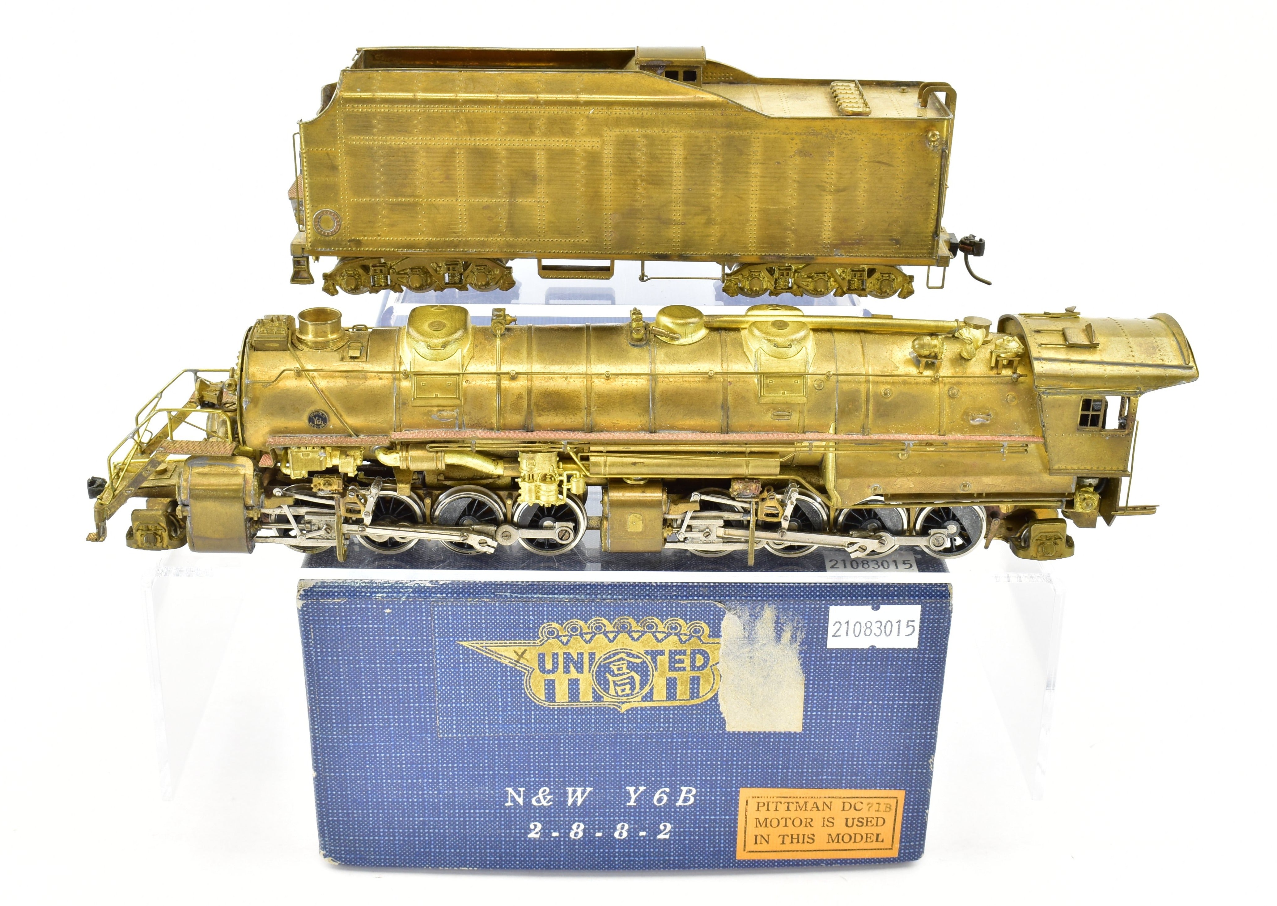 HO Scale Brass PFM Norfolk & Western Class Y6B 2-8-8-2 Locomotive Model