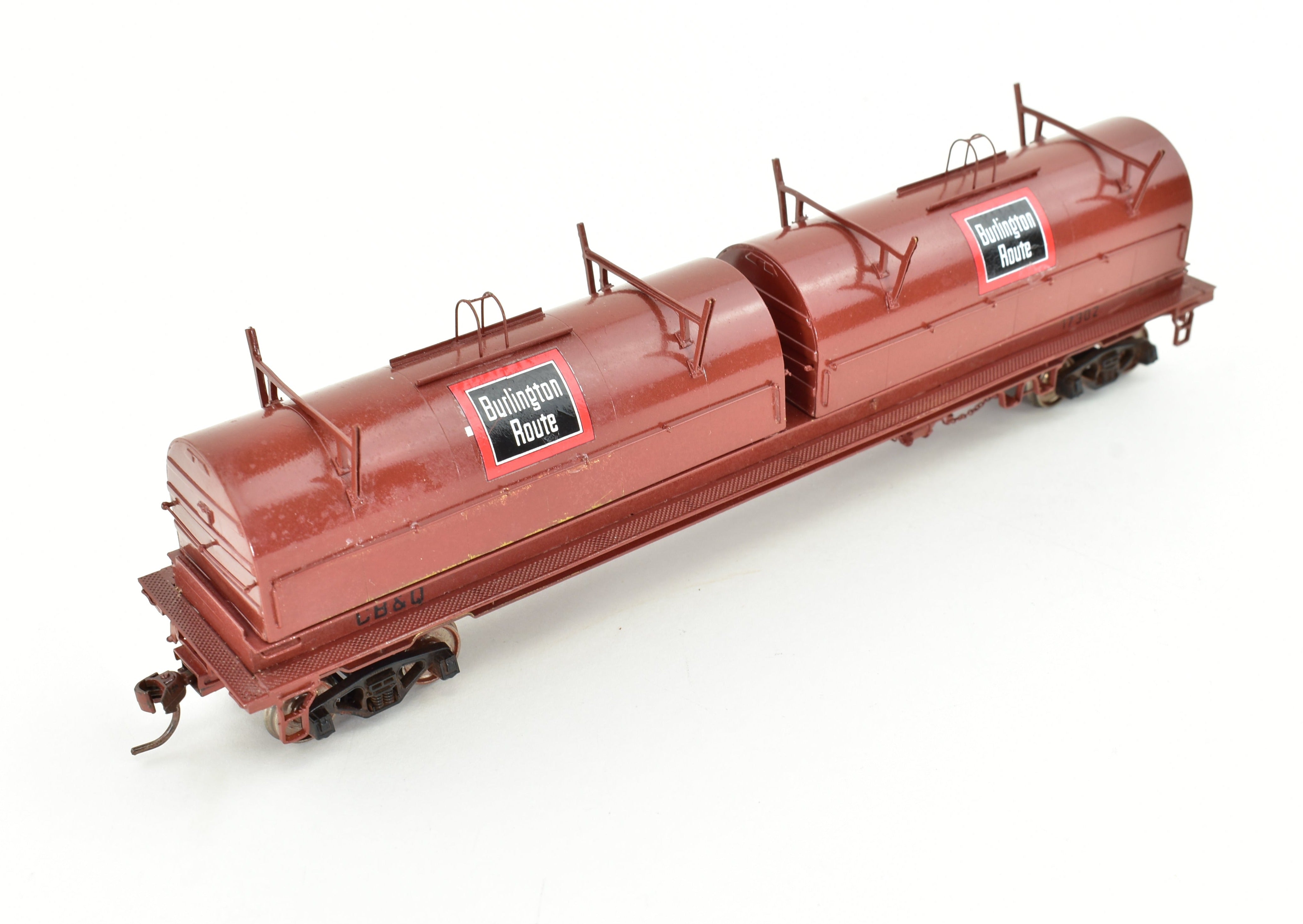 HO Brass OMI - Overland Models CB&Q Burlington Route Thrall Coil Steel Car AS-IS