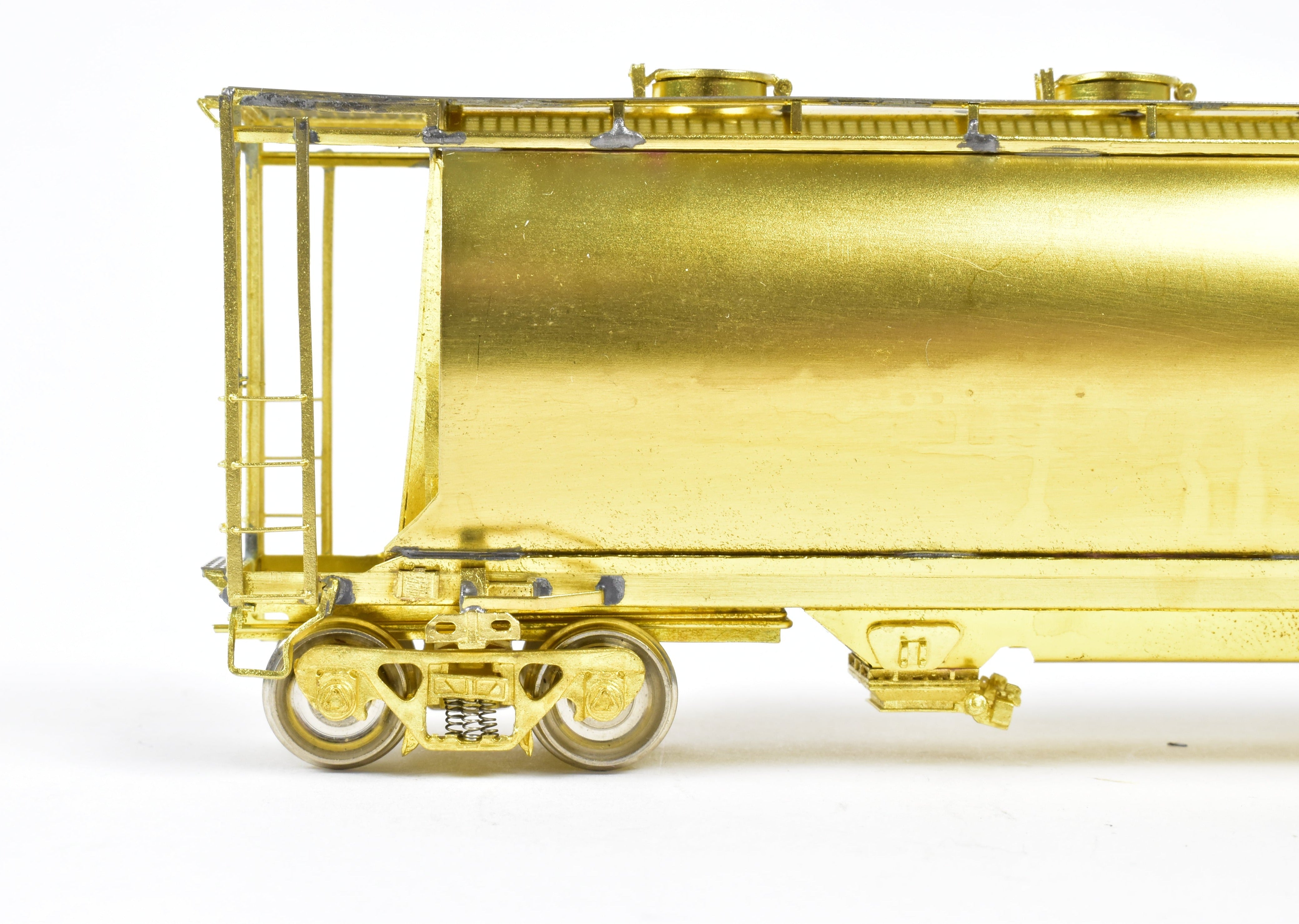 HO Brass OMI - CNJ & Conrail 2-Bay Cylindrical Hopper by Overland Models