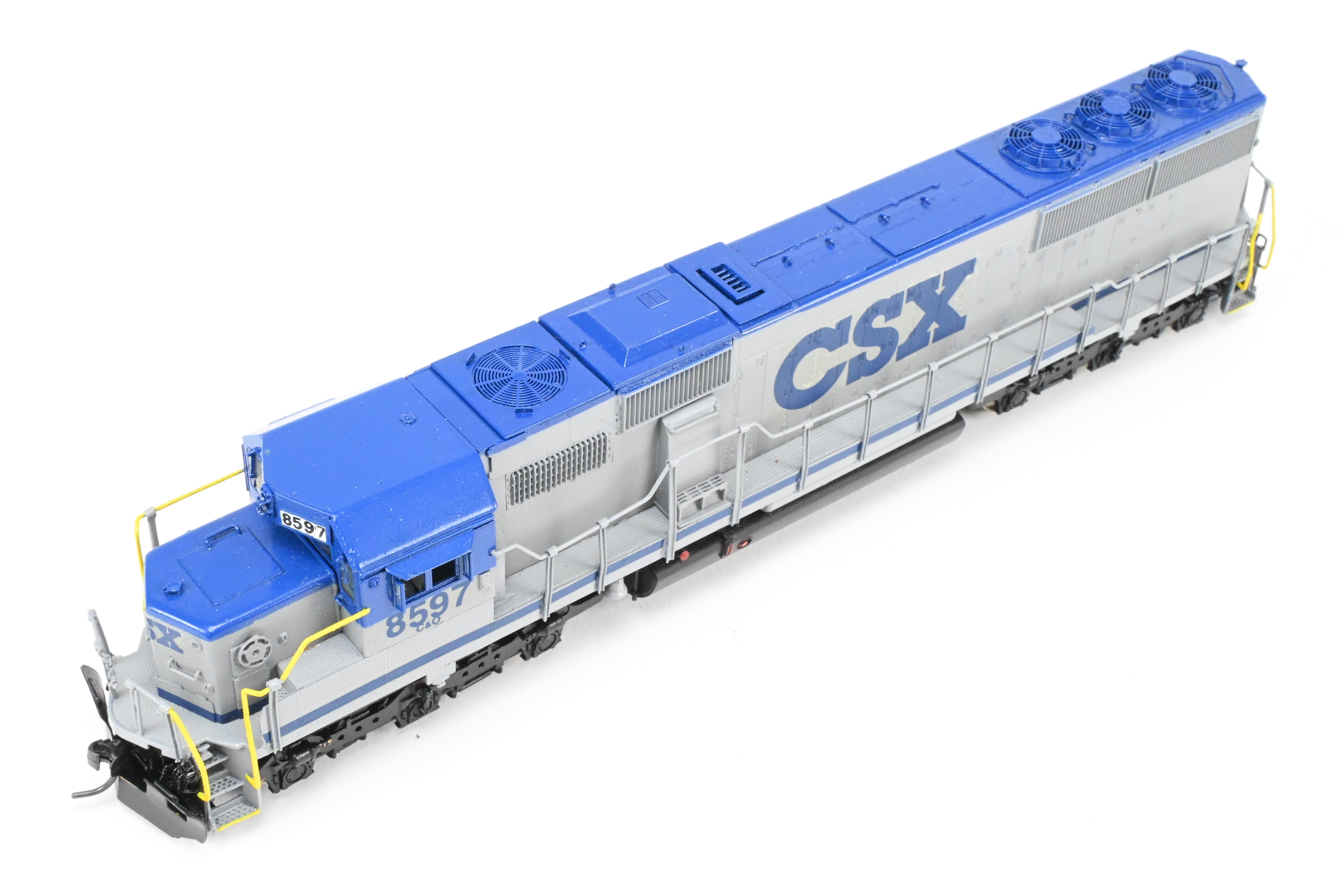 HO Scale Brass Model Train - Overland Models, Inc. CSX Transportation EMD SD50 Low Hood, Formerly Chesapeake & Ohio, Custom Painted in CSX Stealth Scheme