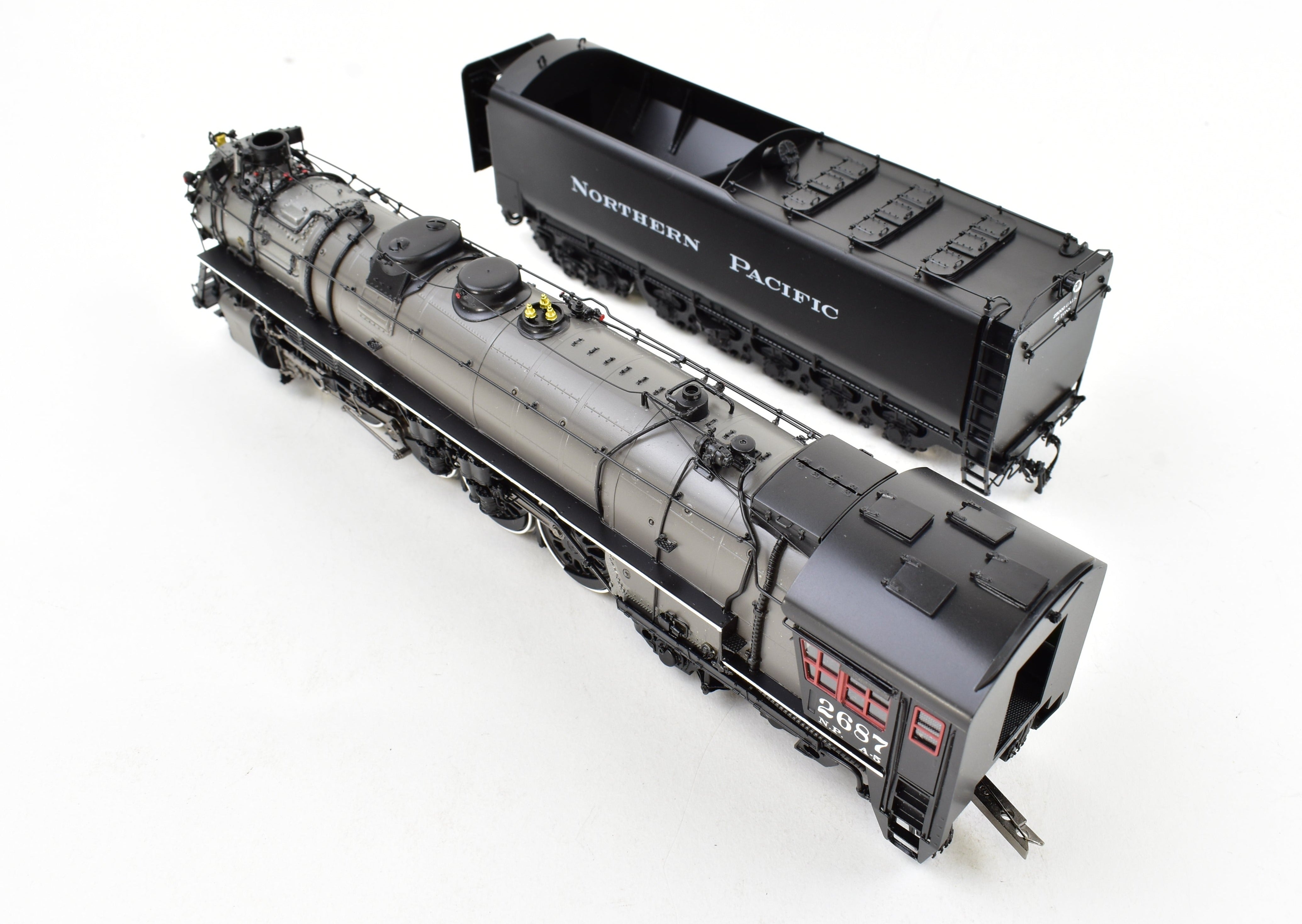 HO Scale Brass Model Train - Precision Scale Co. NP (Northern Pacific) A-5 4-8-4 Northern FP Locomotive No. 2687