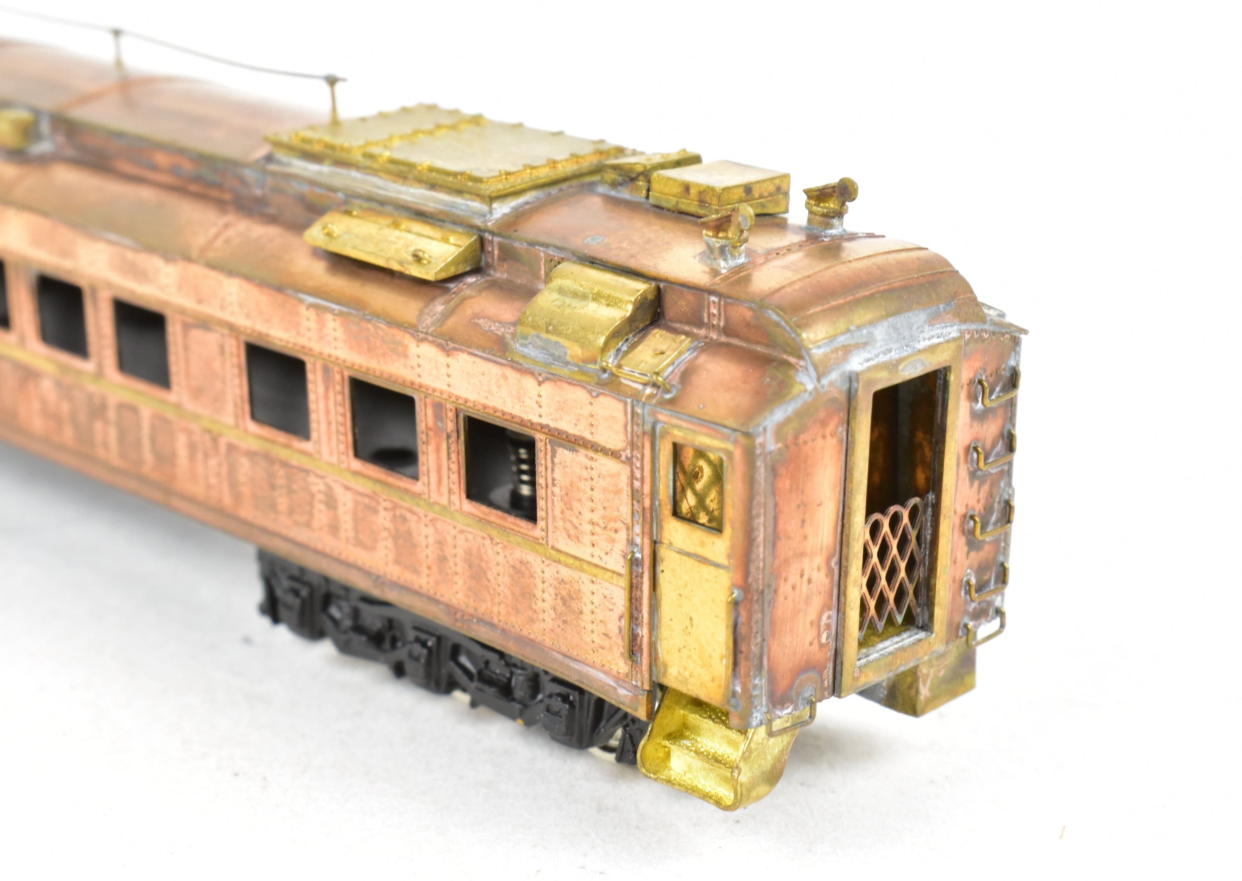 N Scale Brass ATSF - Santa Fe Heavyweight Business Car #9/10, AS-IS Condition