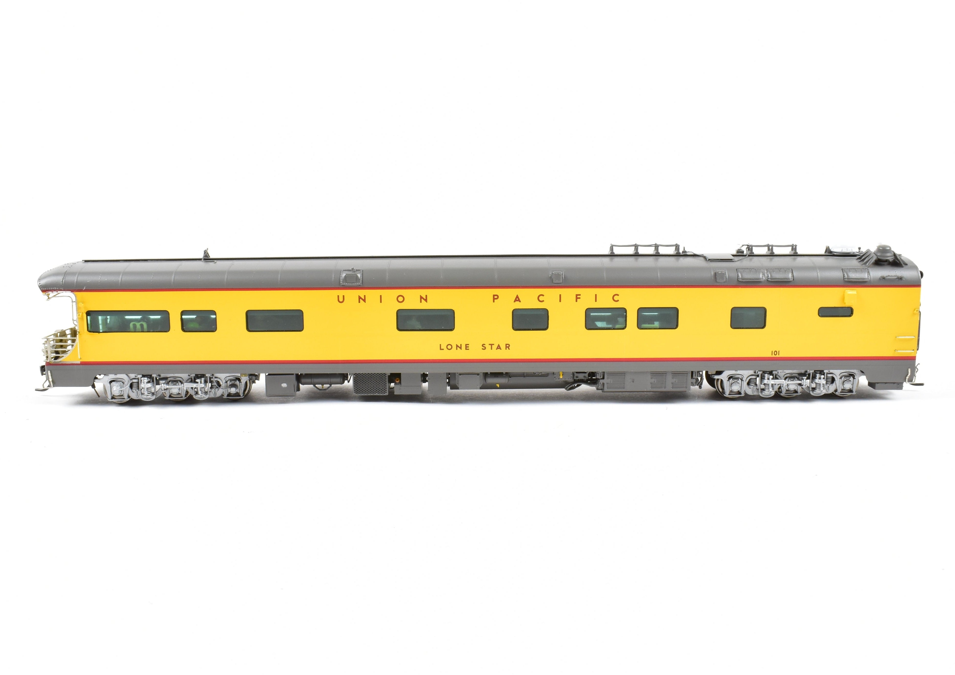 HO Scale Brass Union Pacific Lone Star Business Car Model by Overland Models, Inc. - No Lights and Sold As-Is