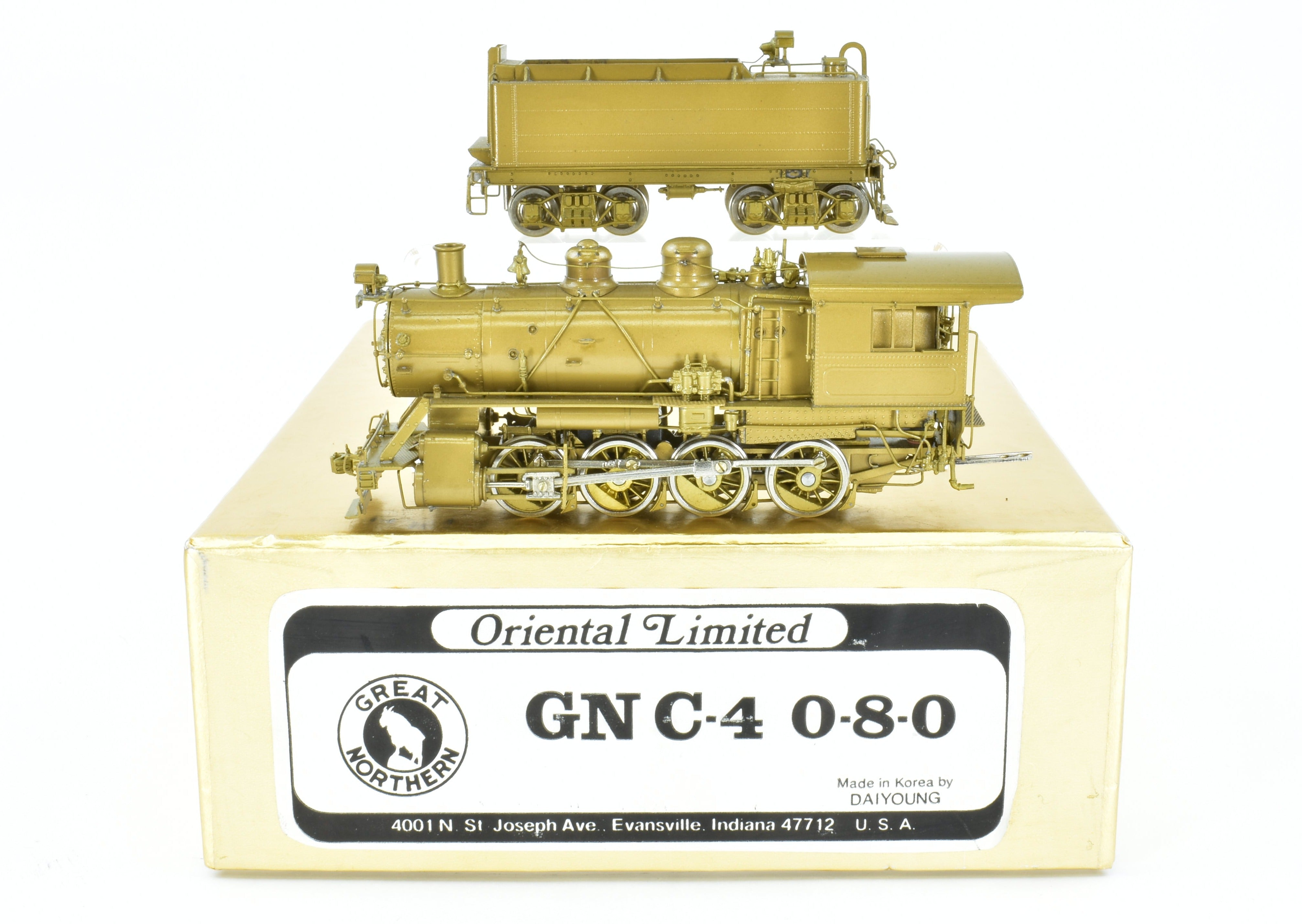 HO Brass Oriental Limited GN Great Northern Class C - 4 0 - 8 - 0 High - Detail Switcher