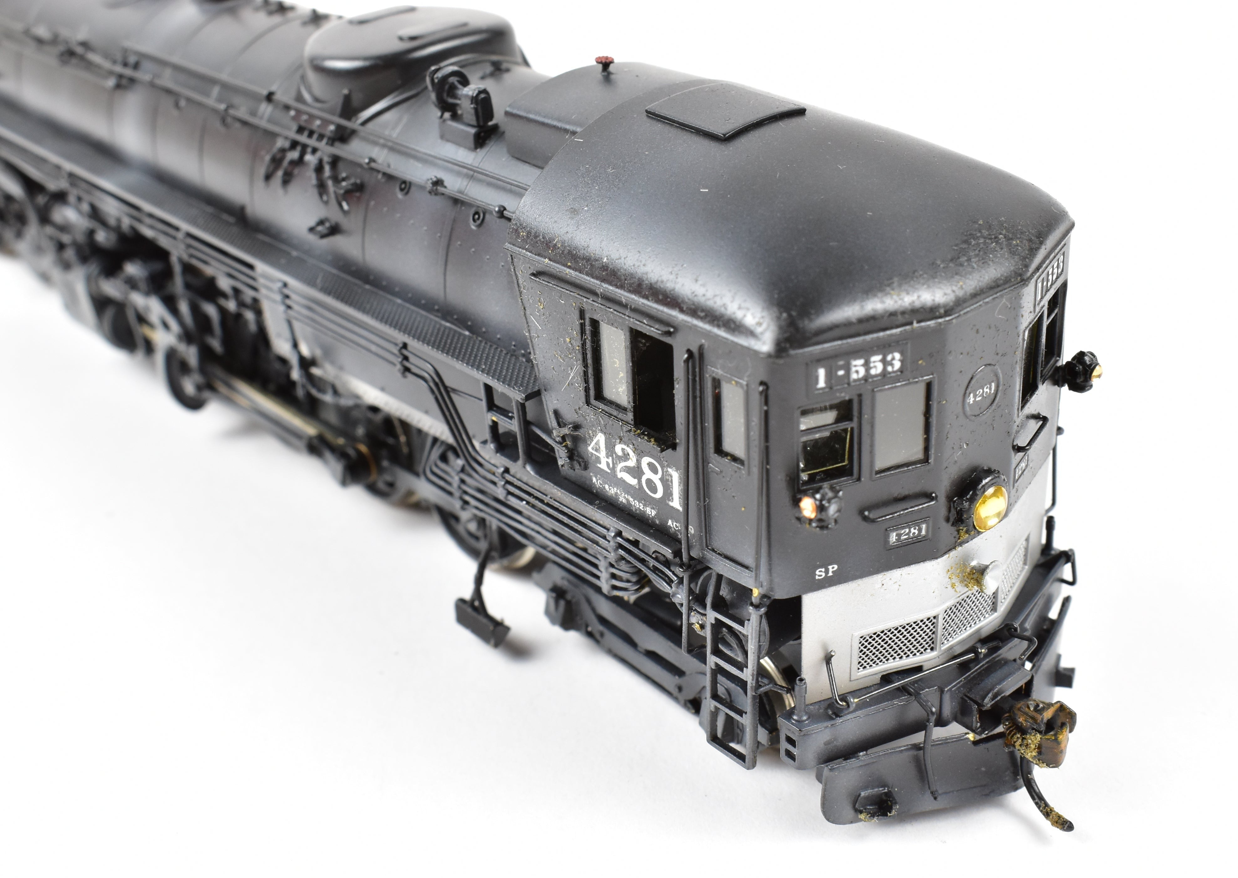 HO Brass Westside Model Co. SP AC - 12 4 - 8 - 8 - 2 Cab Forward Pro - Painted No. 4281 w/ Light Wear