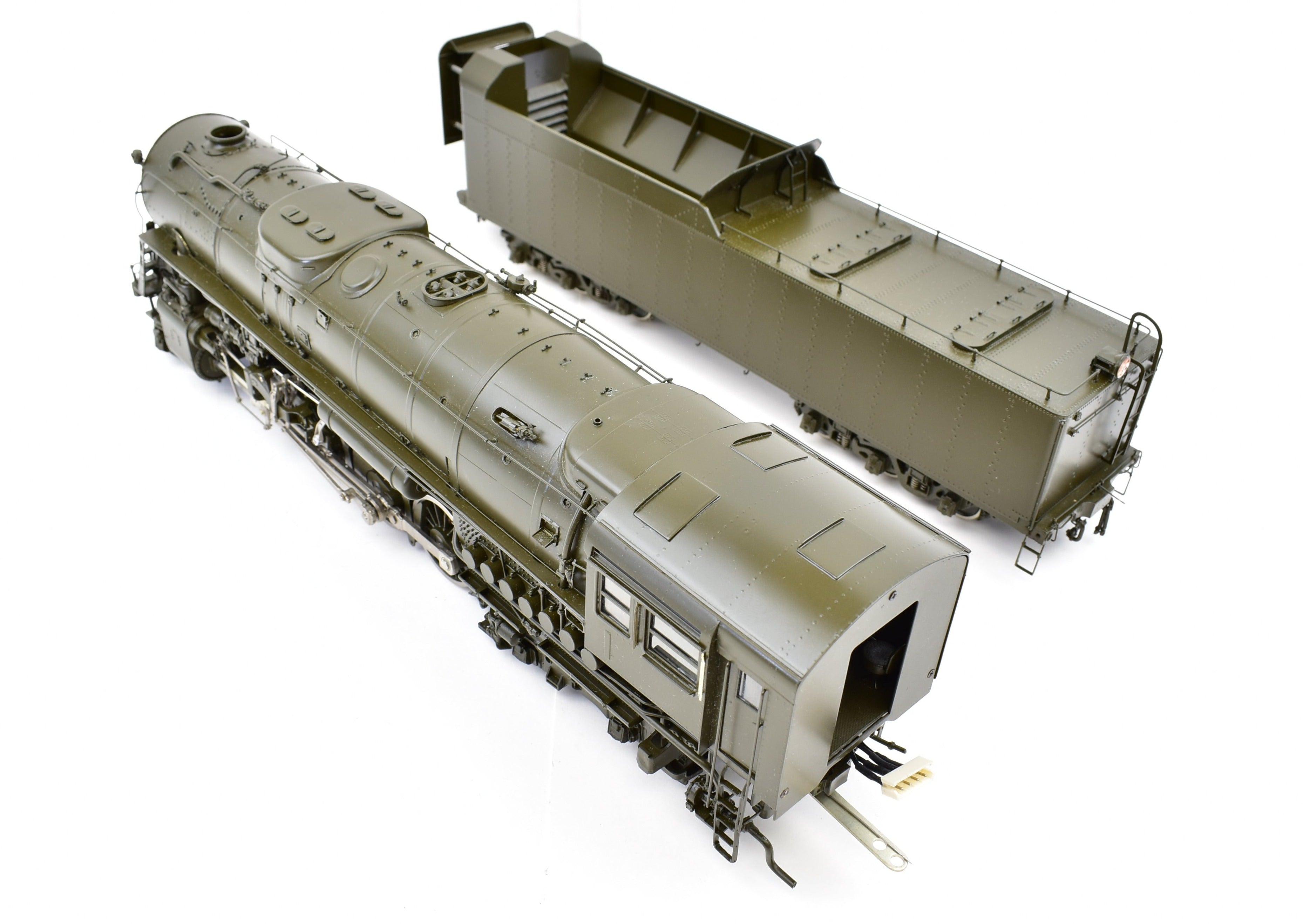 O Scale Brass Model Train - Overland Models, Inc. Pittsburgh & Lake Erie A-2 2-8-4 Factory Painted by Ajin in Korea