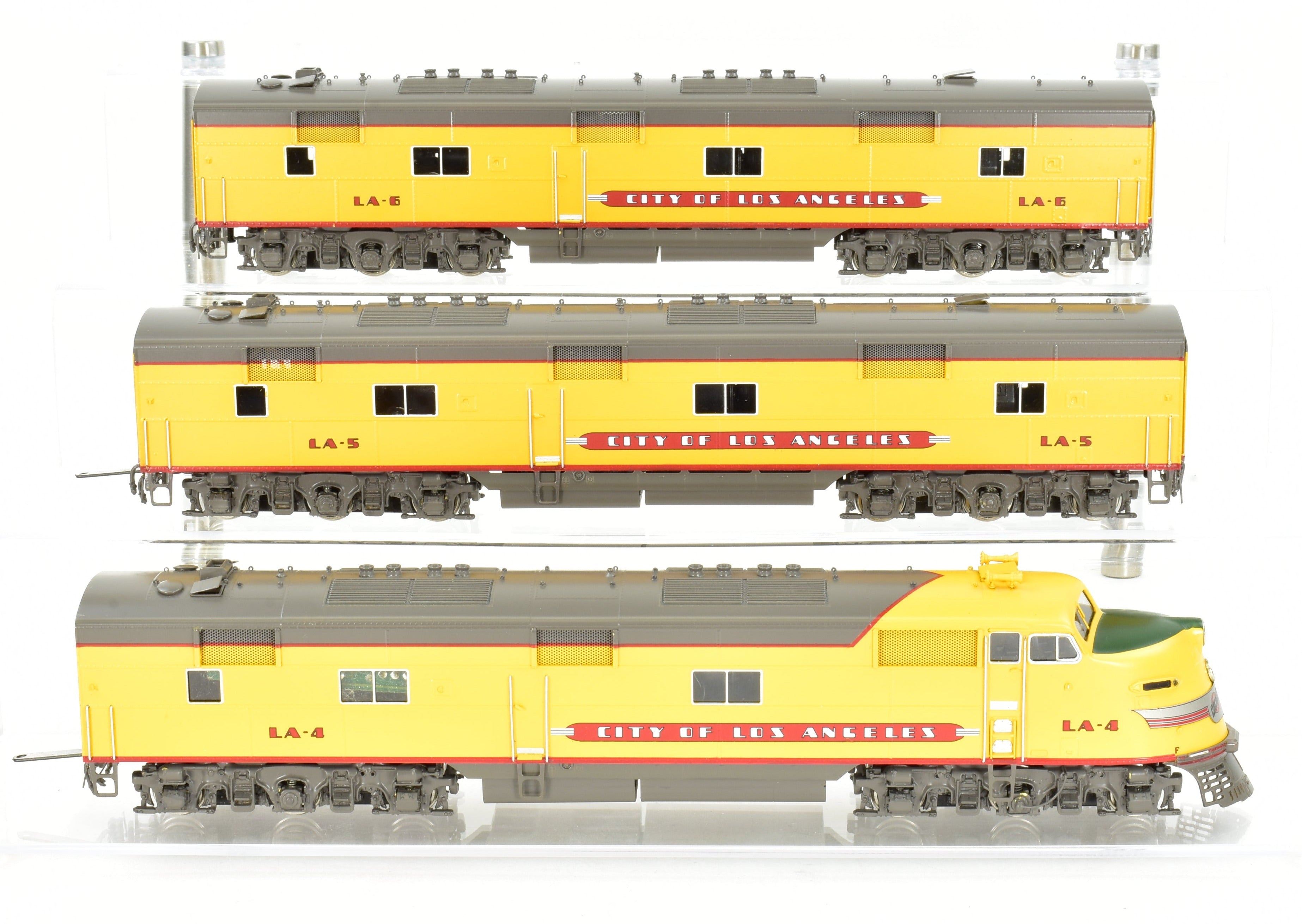 HO Scale Brass Locomotive CON CIL - Challenger Imports UP - Union Pacific COLA - City of Los Angeles EMD E6 A/B/B Set Freight Passenger Model Train