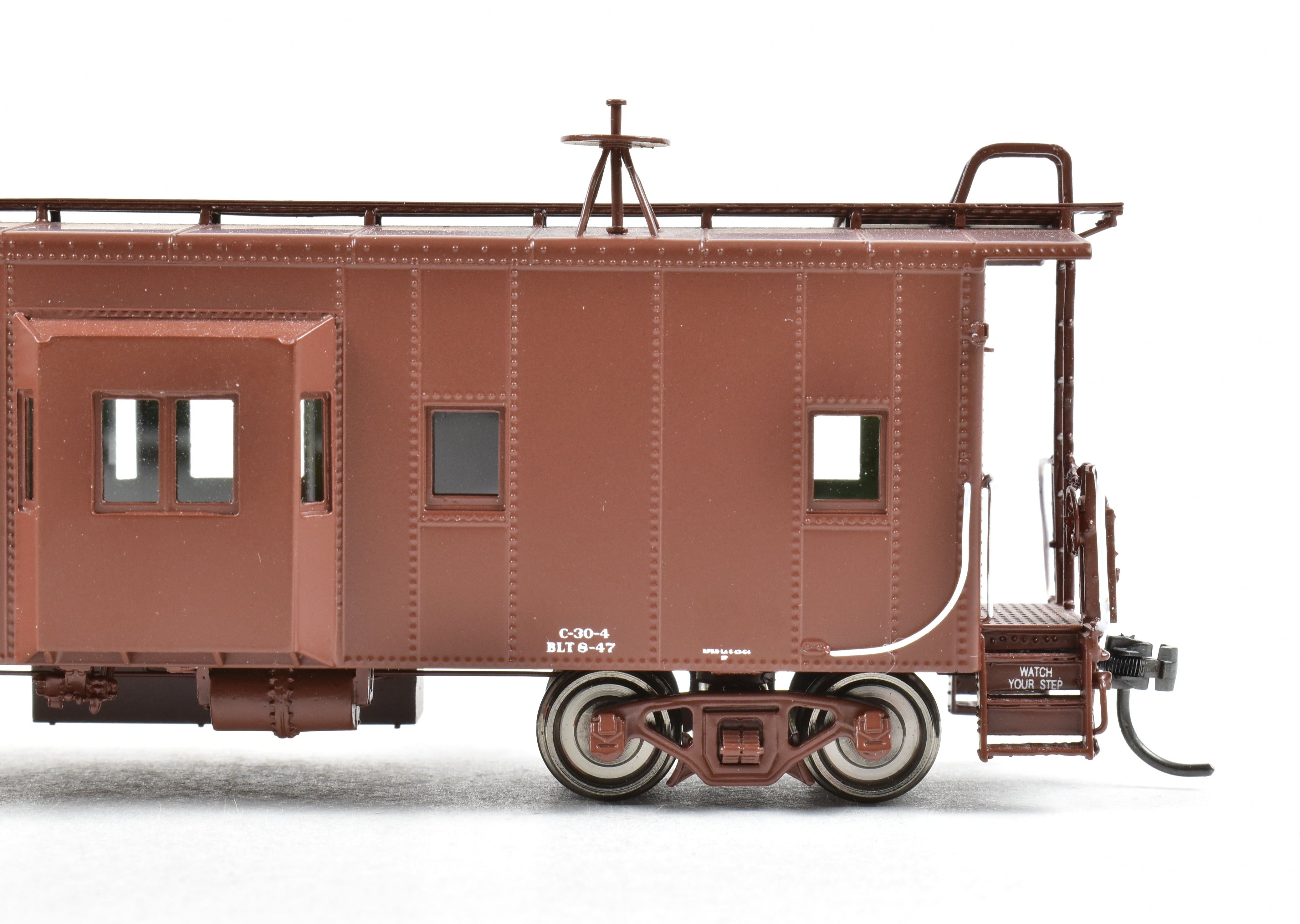 HO Scale Brass Caboose - Challenger Imports SP - Southern Pacific Class C - 30 - 4 BW, Featuring FP No. 1241