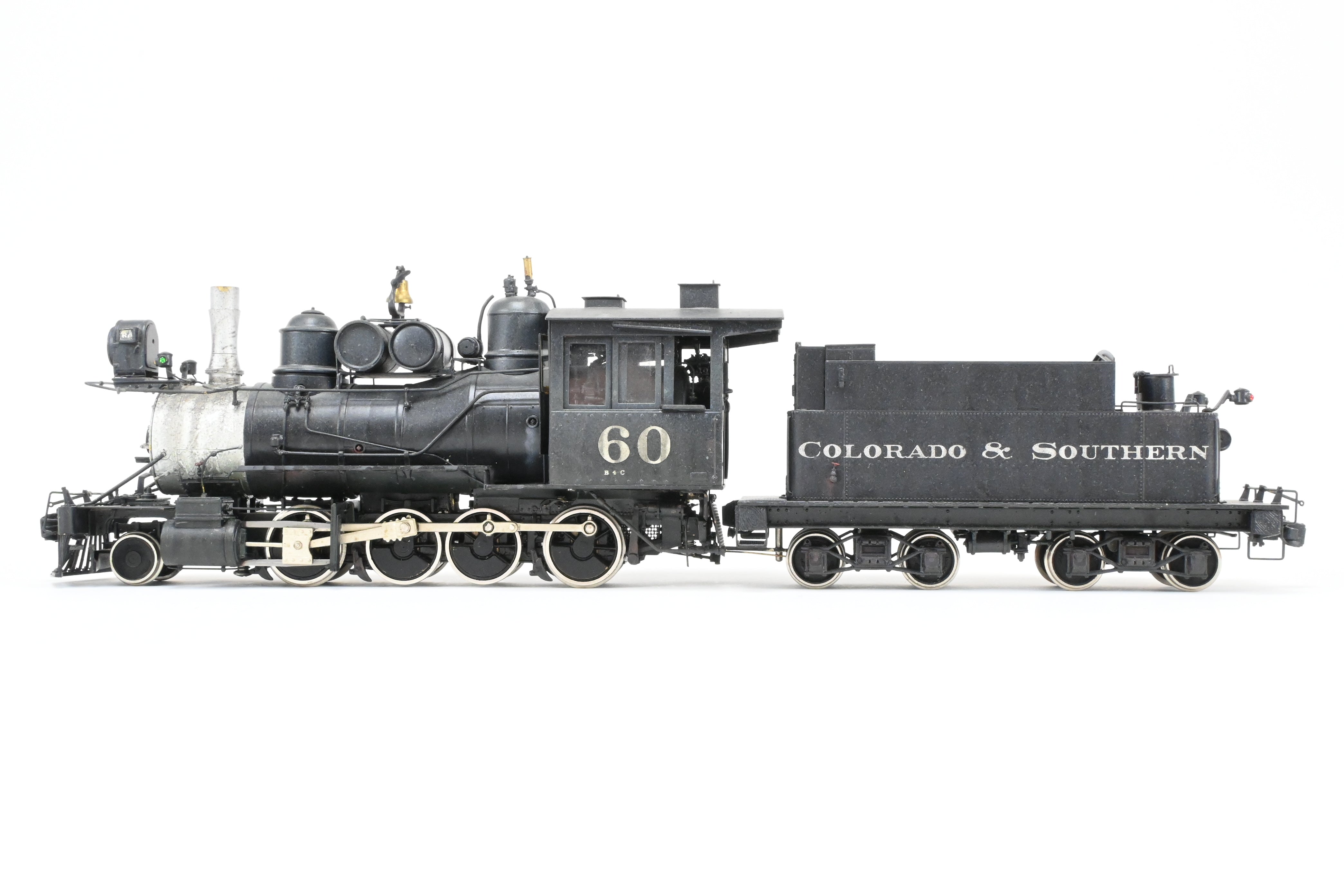 On3 Brass PSC Custom Painted & Weathered C&S Colorado & Southern #60 2-8-0 Locomotive