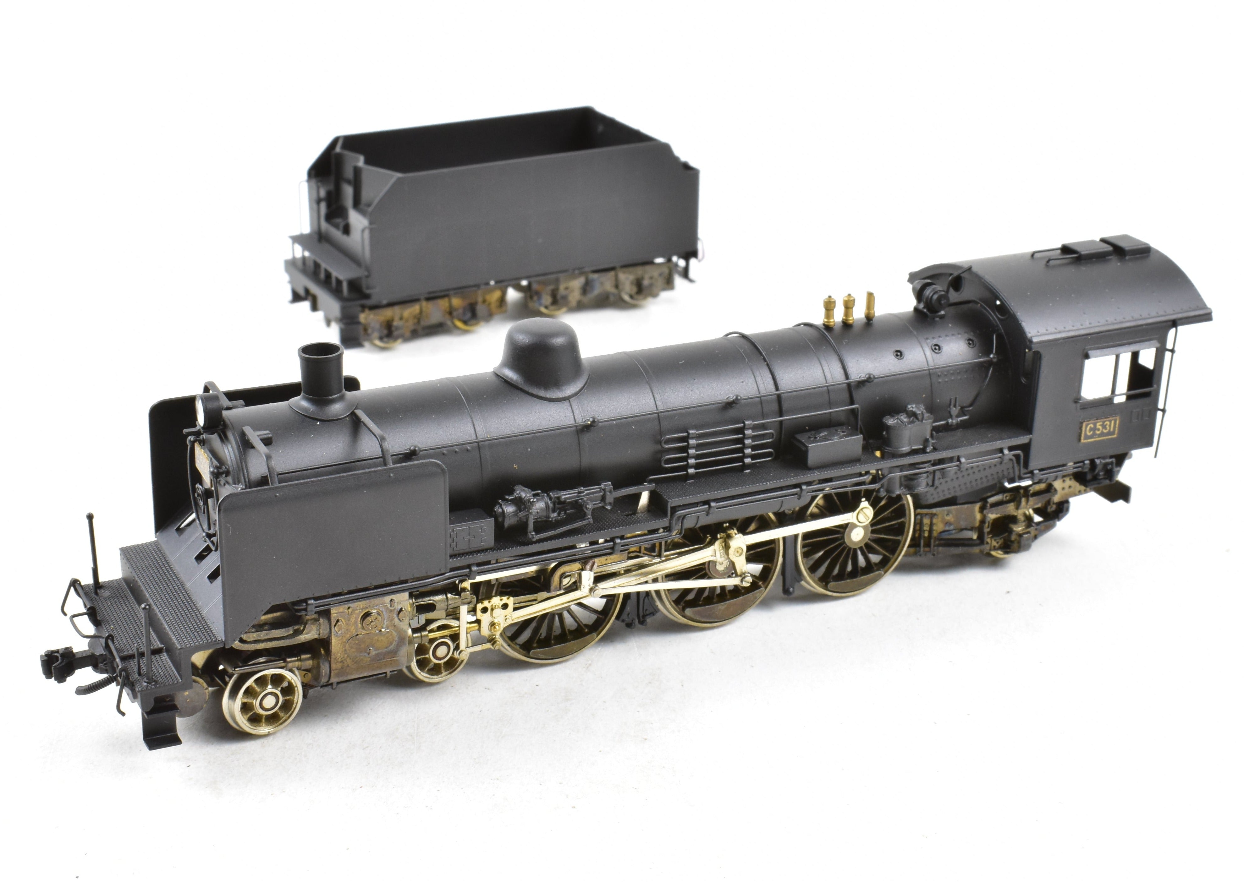 1/80 J Scale Brass KTM Katsumi JNR Japanese National Railways C53 4-6-2 FP Model