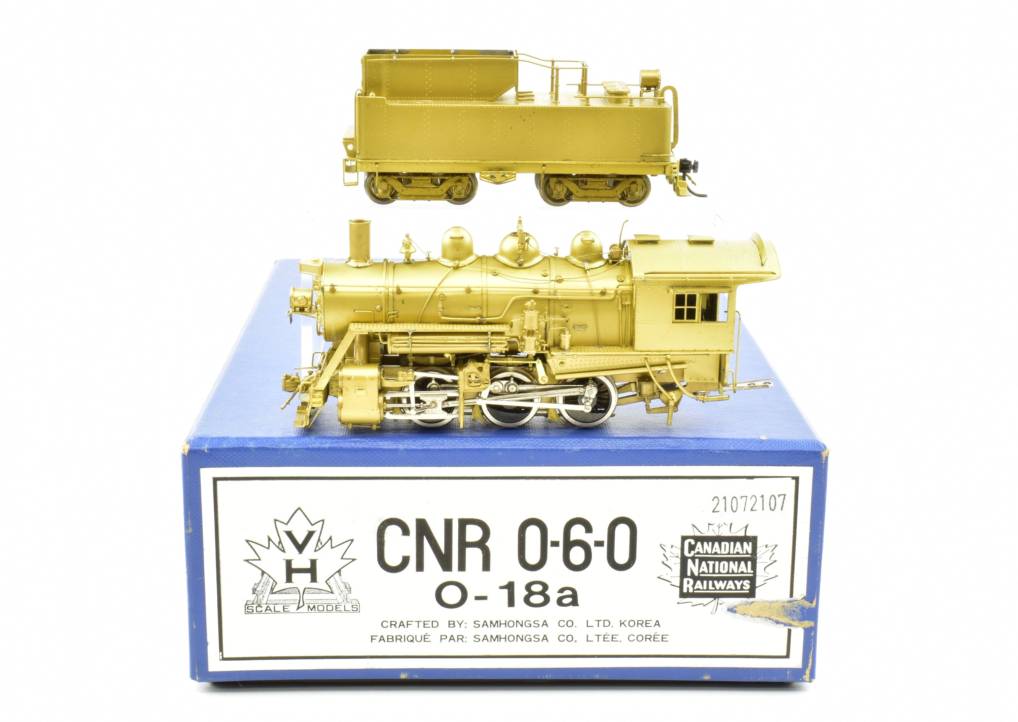 HO Scale Brass Van Hobbies CNR Canadian National Railway O-18a 0-6-0 Switcher Model