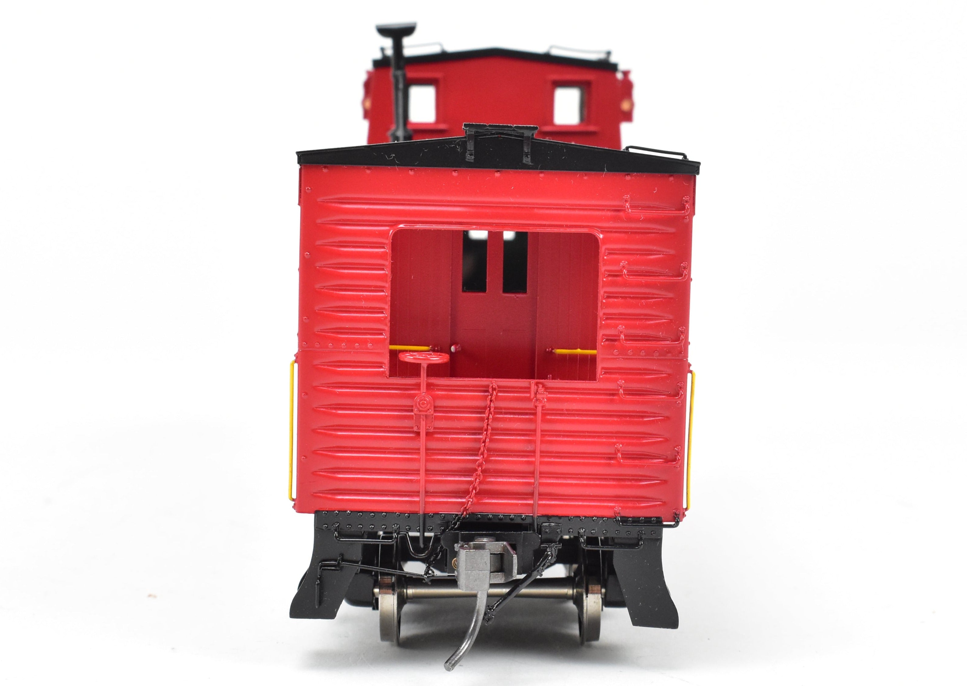O Scale Model Train Collectible - Brass OMI (Overland Models, Inc.)/NPM NKP (Nickel Plate Road) 1300 Caboose with Factory Paint, Serial No. 1351, Without Original Box