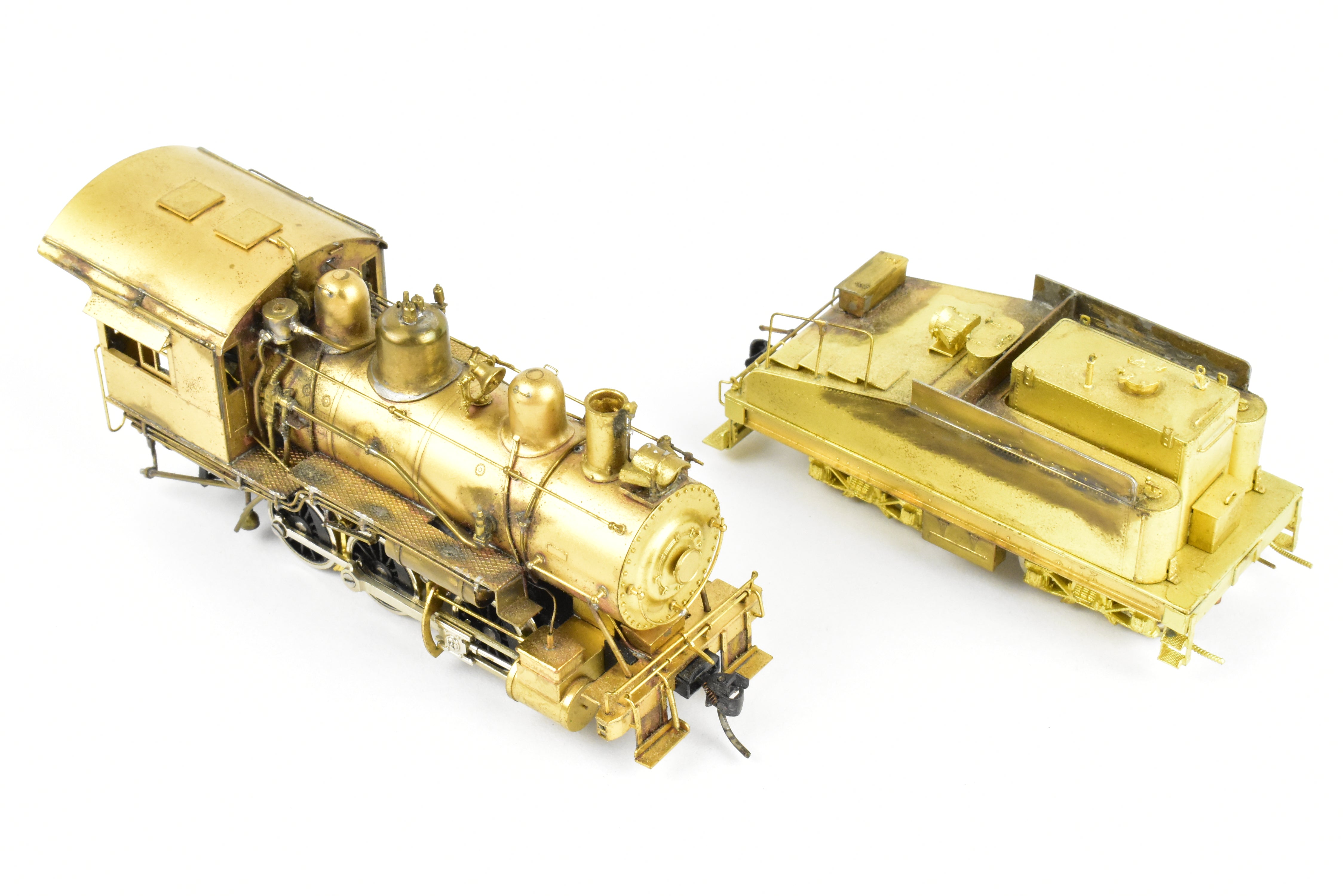 Custom HO Scale Brass Missouri Pacific 0-6-0 No. 9520 Locomotive Model Scratch Built by Joe G. Collias - One of a Kind!