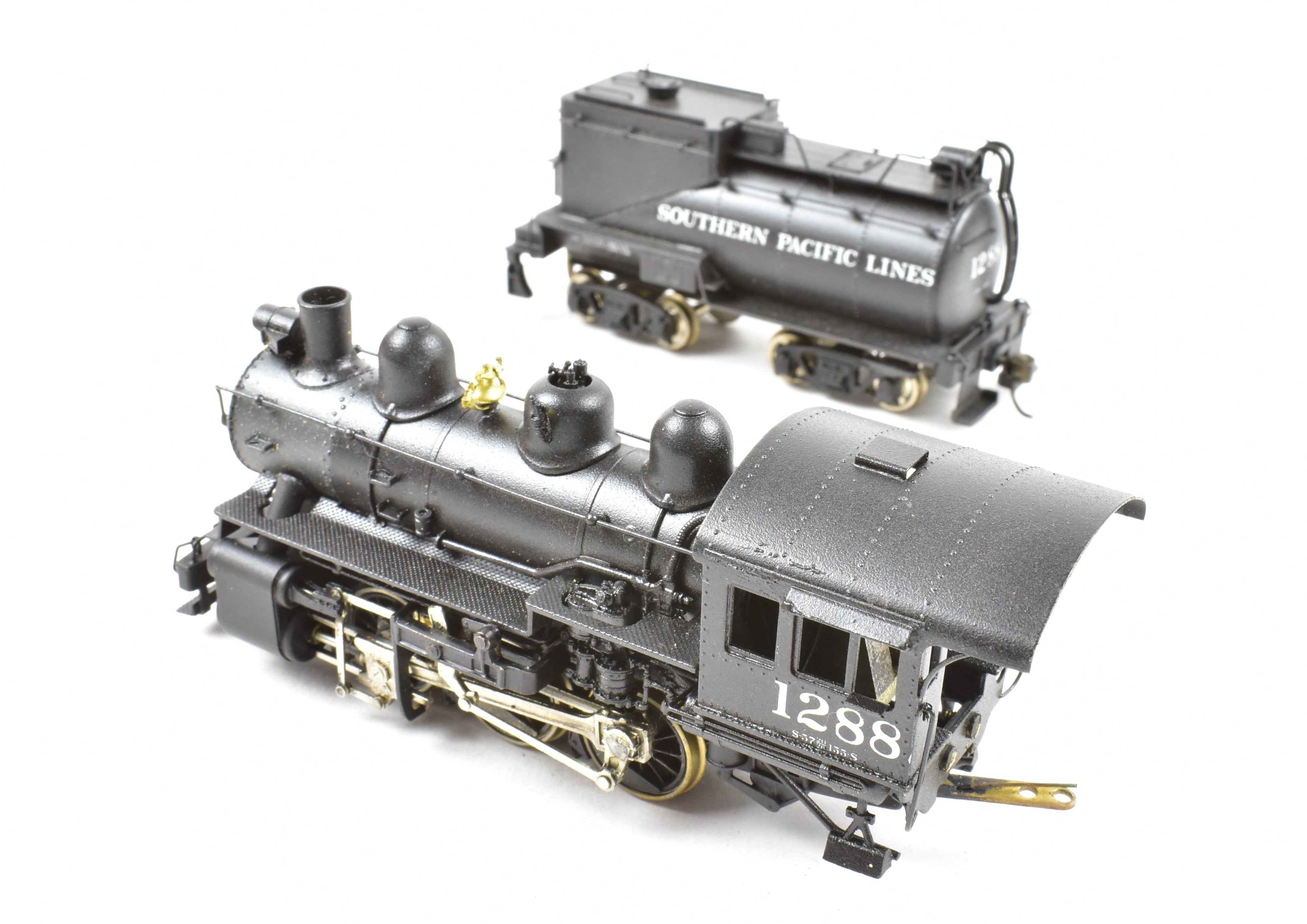 HO Scale Brass Balboa Model of Southern Pacific S - 12 0 - 6 - 0 Switcher with Custom Painted Finish