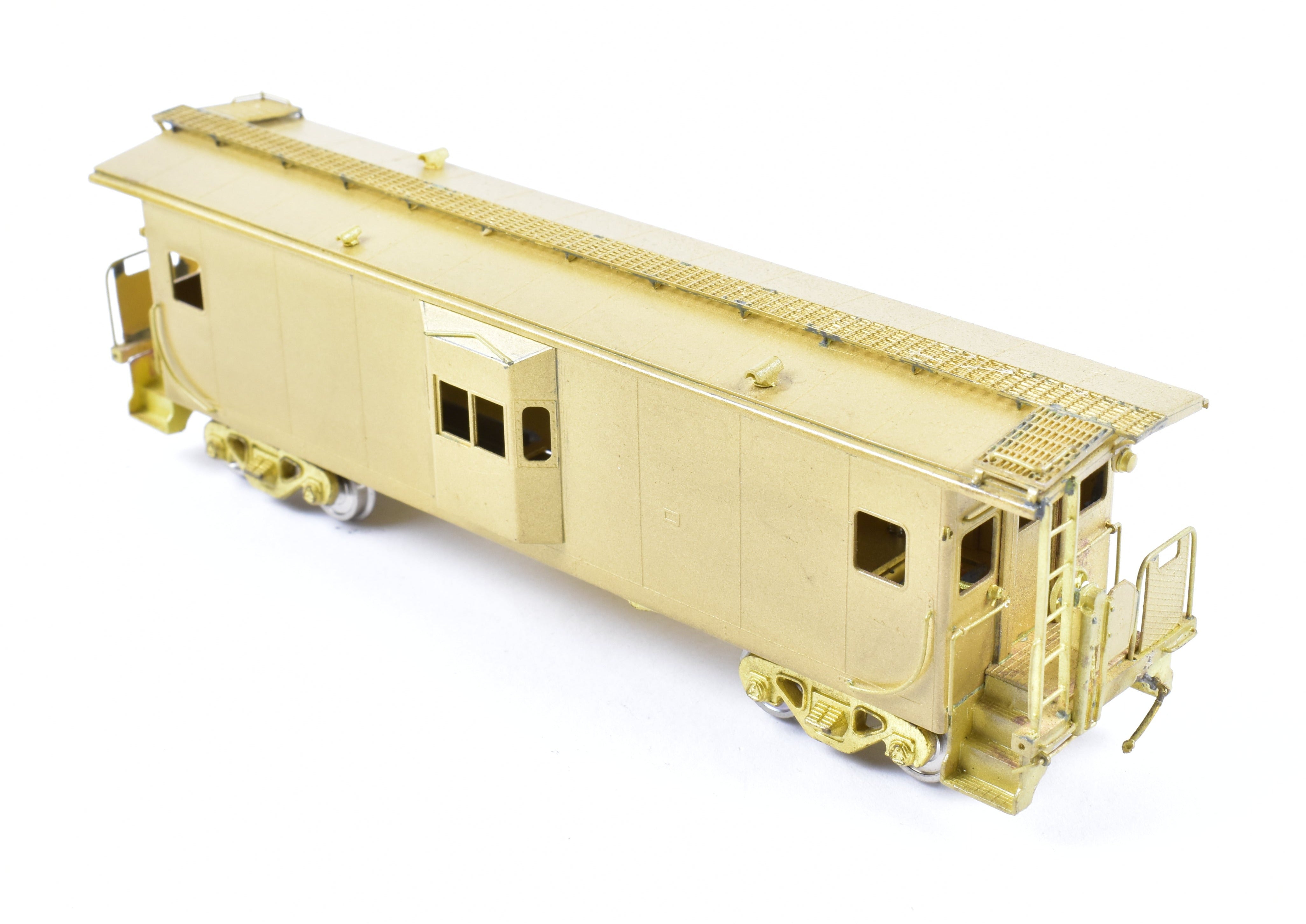 HO Scale Brass Model of the Oriental Limited Great Northern Bay Window Caboose