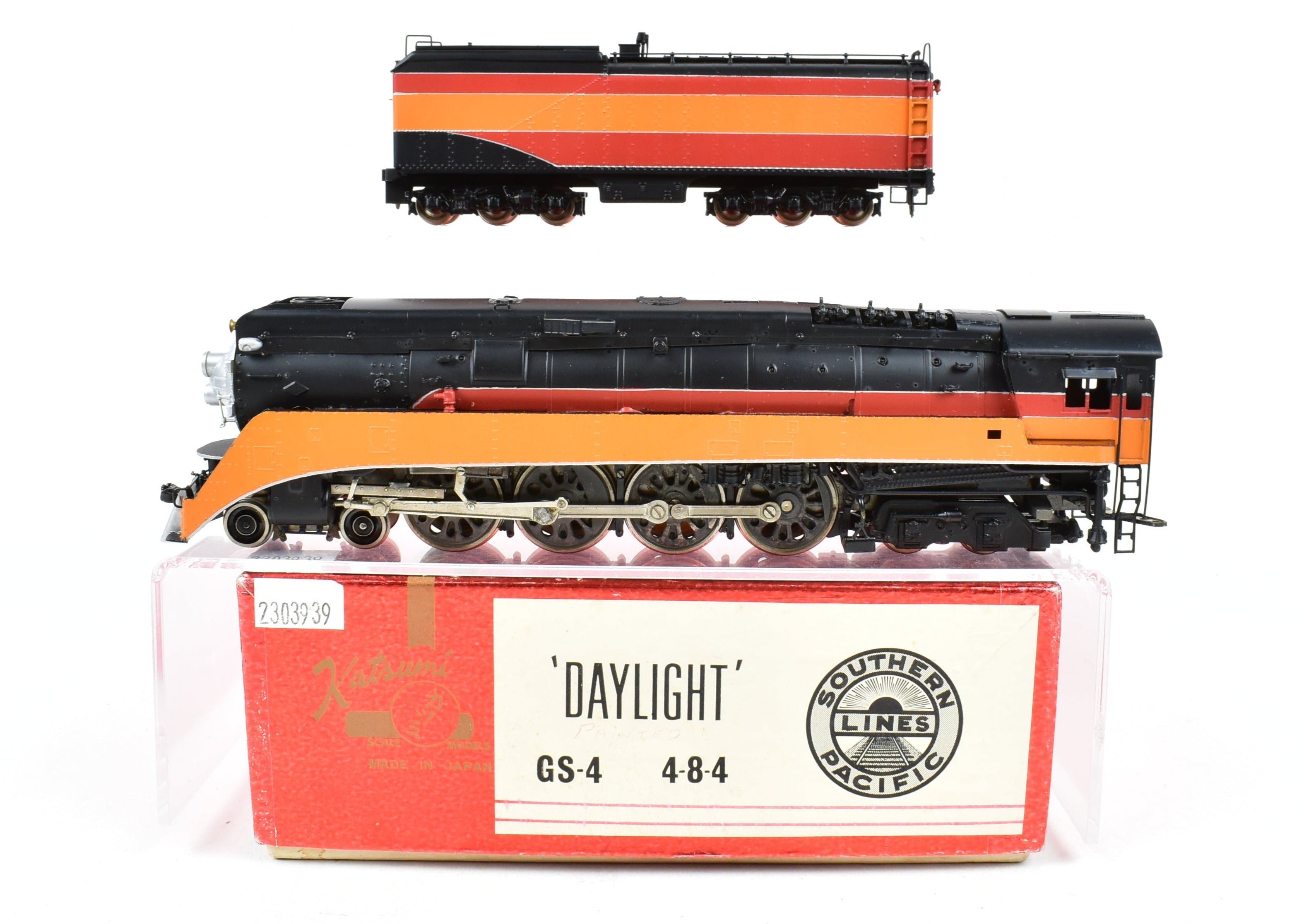 HO Scale Brass Balboa Southern Pacific GS - 4 4 - 8 - 4 Steam Locomotive Factory Painted Model