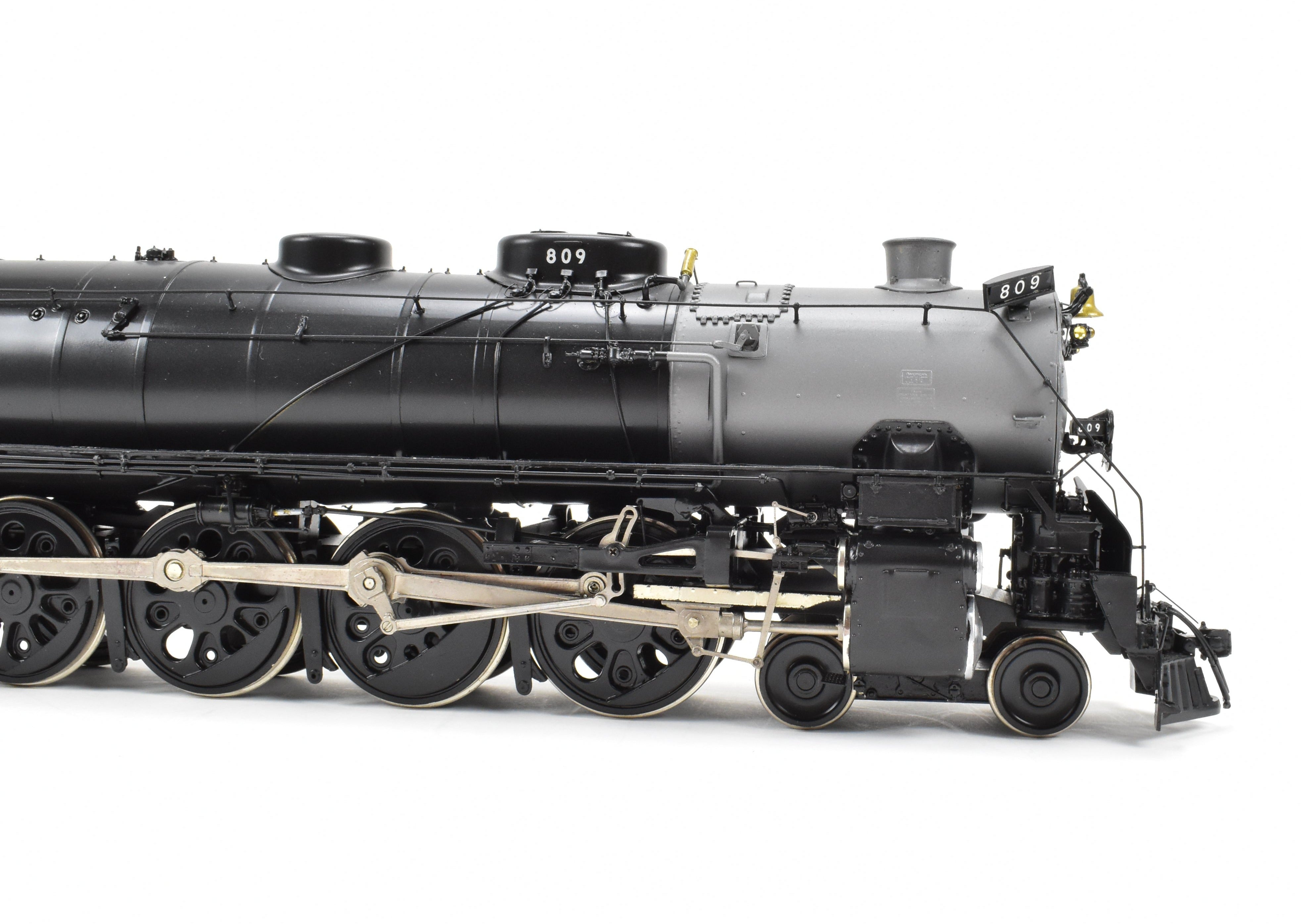 O Scale Brass Model Train - Overland Models, Inc. Union Pacific FEF - 1 4 - 8 - 4 Factory Painted Locomotive No. 809 As - Delivered