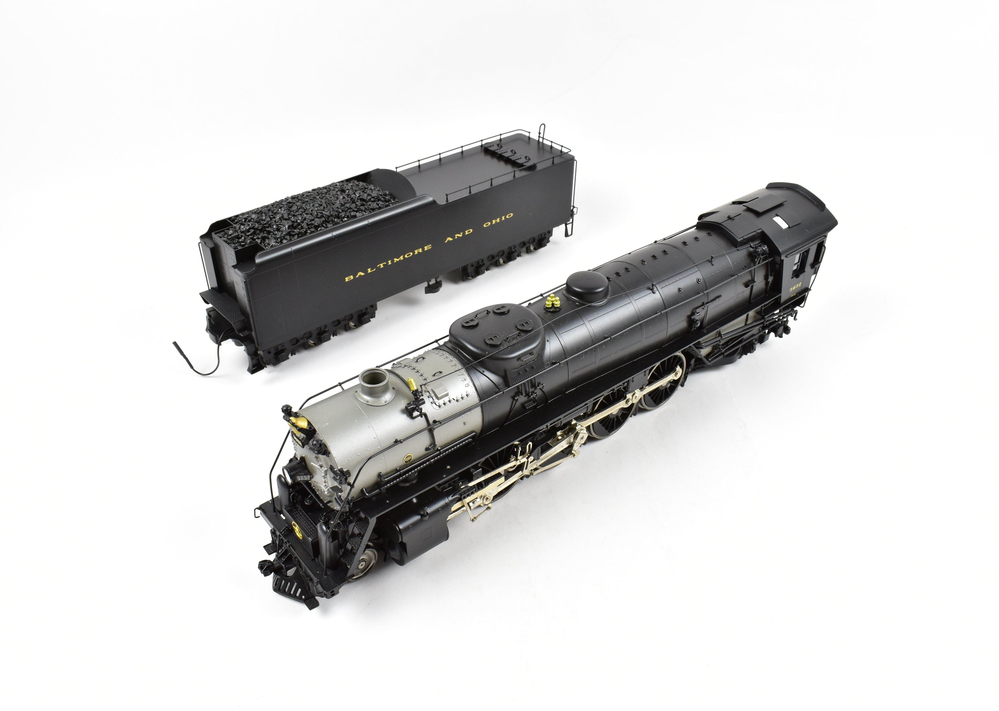 O Scale Brass Model Train - Sunset Models B&O Baltimore and Ohio T4A 4-8-2 FP Locomotive #5652