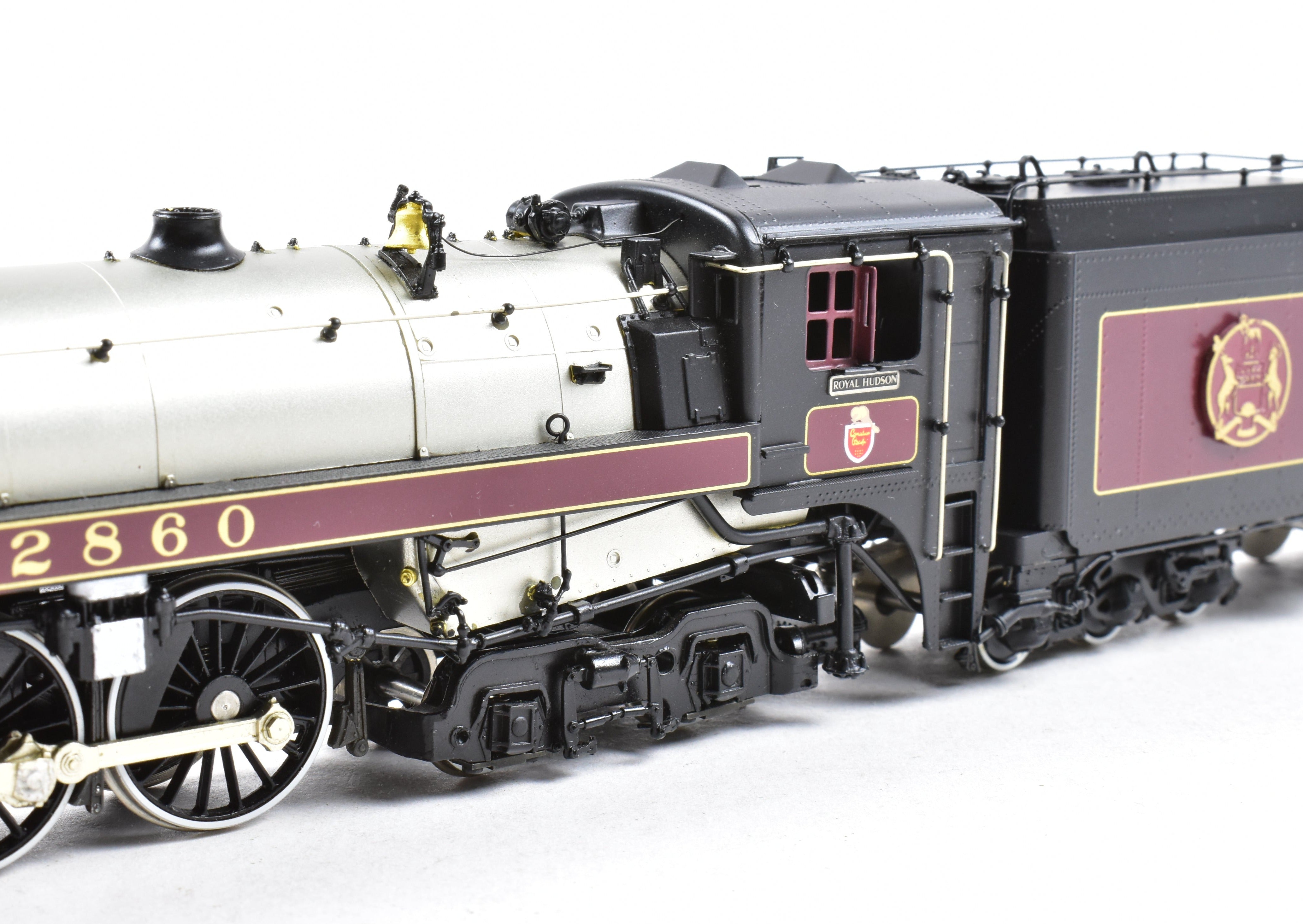 HO Scale Brass Van Hobbies British Columbia Railway 4-6-4 Class H1e Royal Hudson #2860