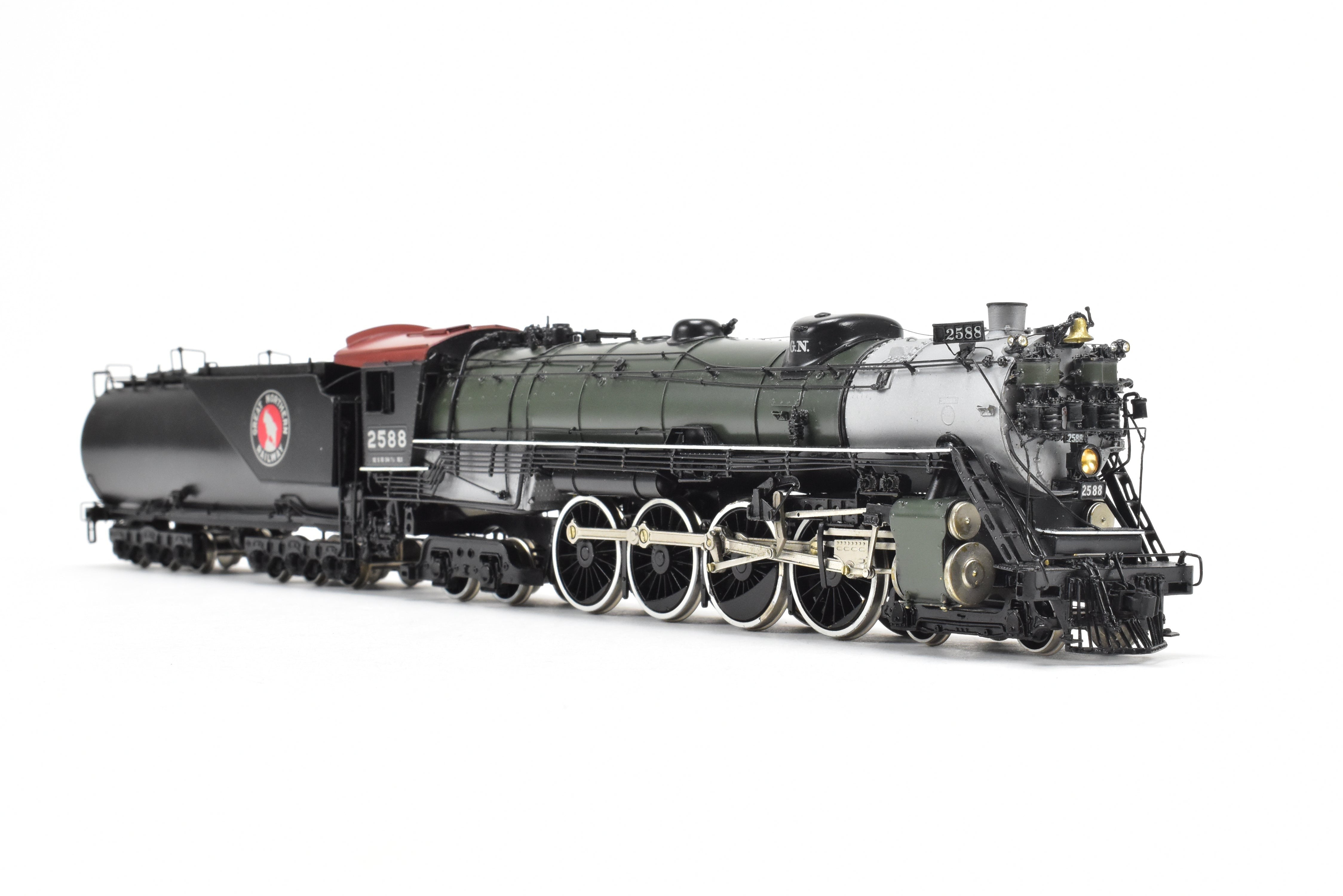 HO Brass GN Great Northern S-2 4-8-4 Professionally Painted by Hal Maynard