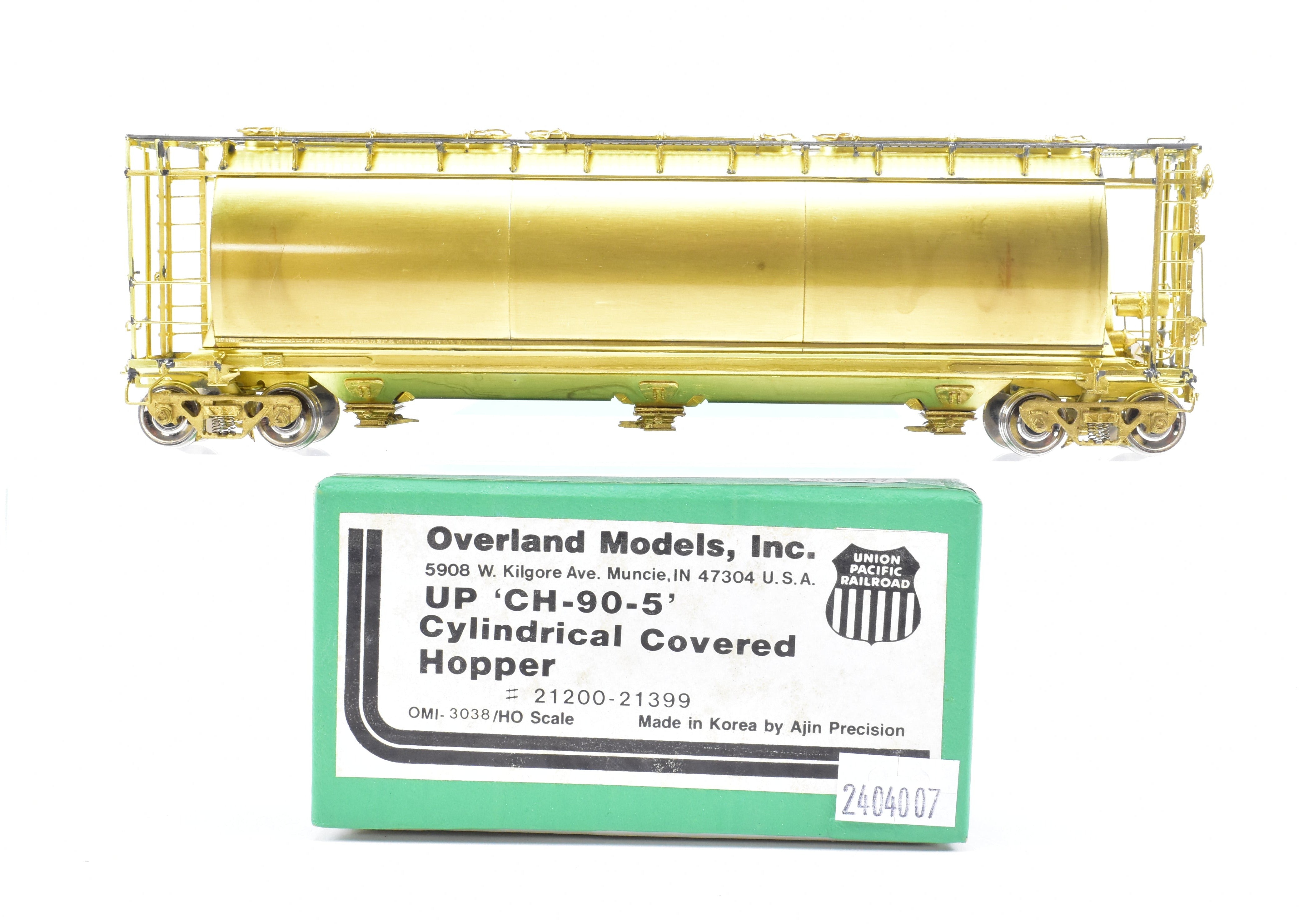 OMI HO Brass Union Pacific CH-90-5 Cylindrical Covered Hopper Model