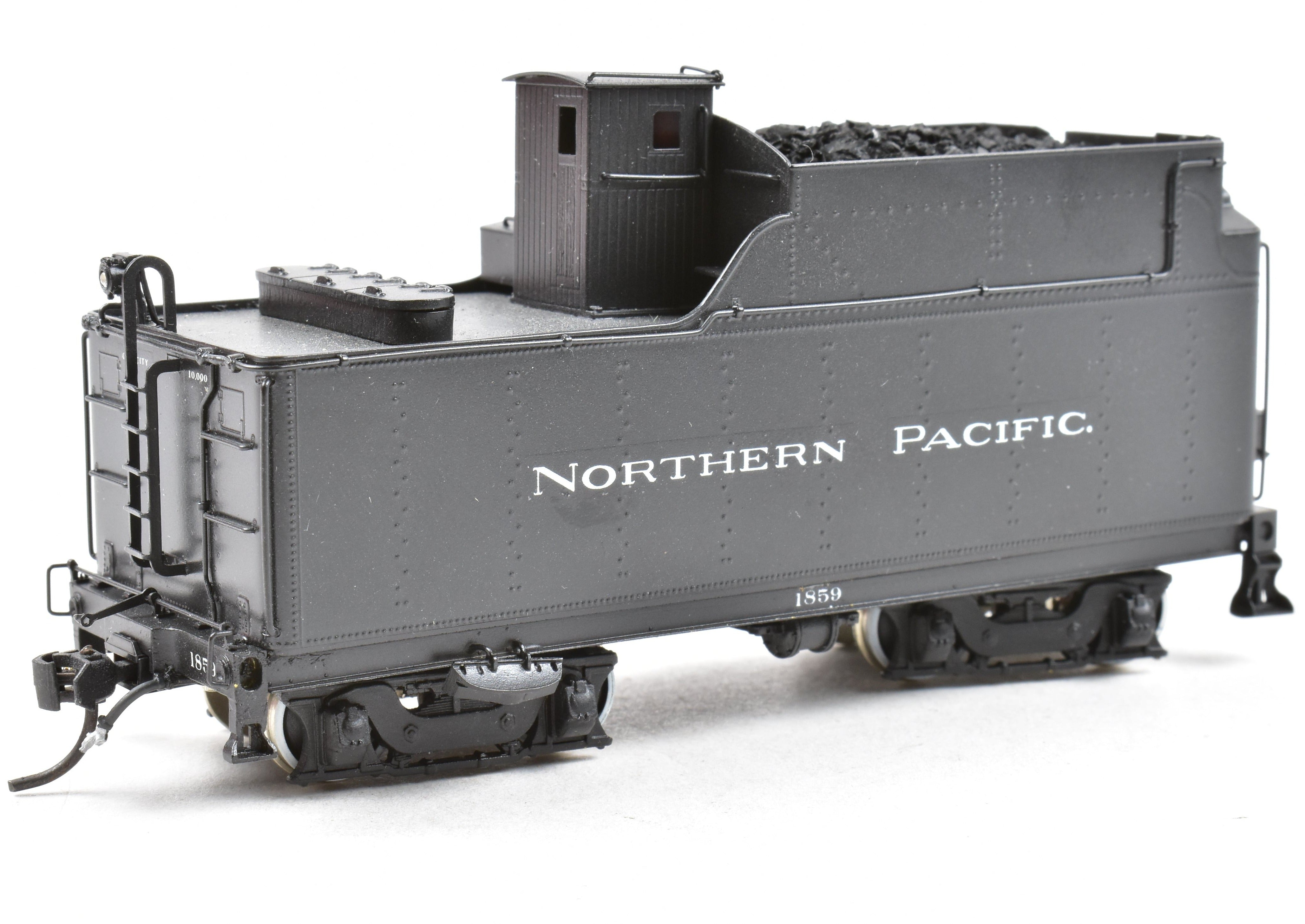 HO Scale Brass Classic Model Train - Key Imports Northern Pacific W - 5 1846 Class 2 - 8 - 2 Mikado Locomotive #1859 Professionally Painted