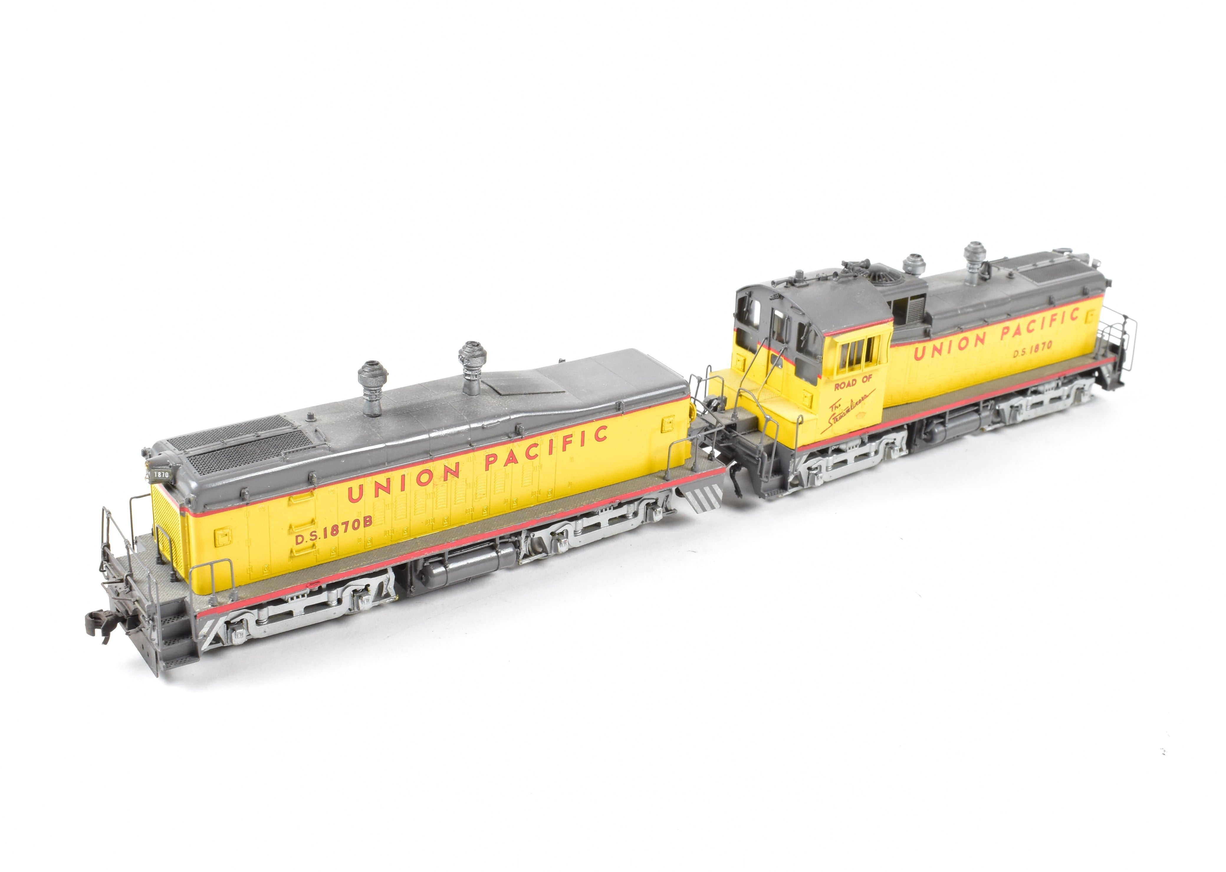 HO Scale Brass Union Pacific TR - 5 Cow/Calf Set Model by Overland Models, Inc. (OMI) for Cajon Pass Helper