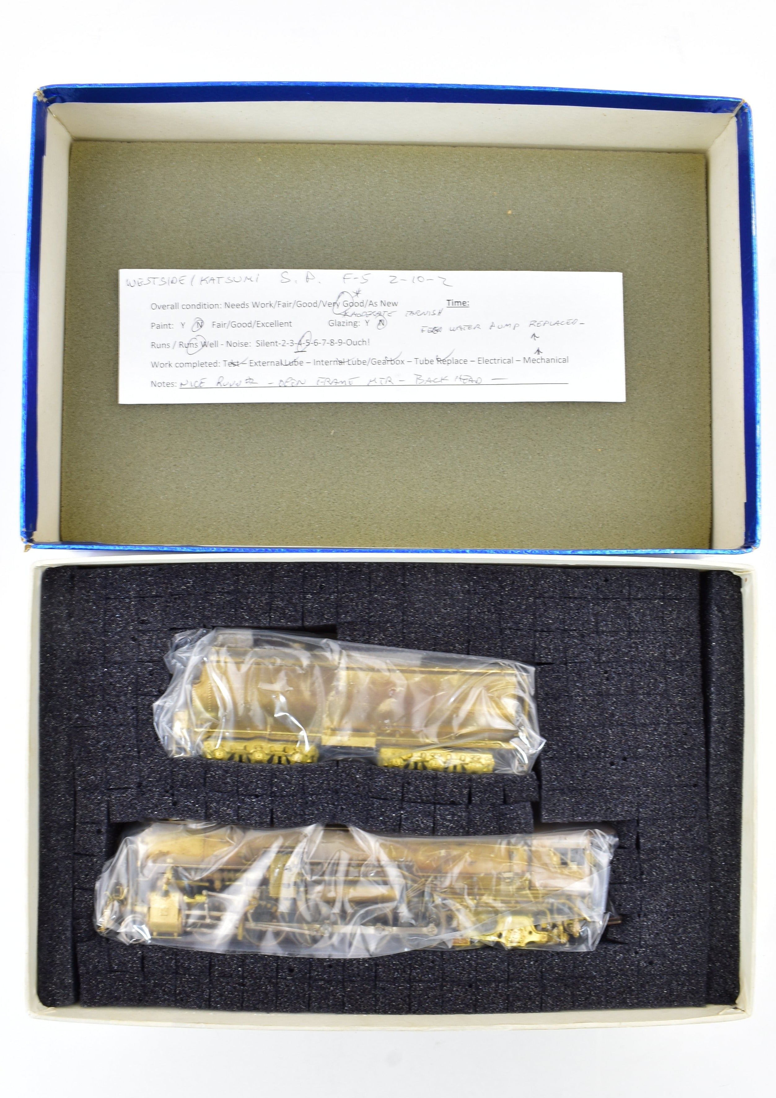 HO Scale Brass Balboa Southern Pacific F5 2-10-2 Locomotive Model