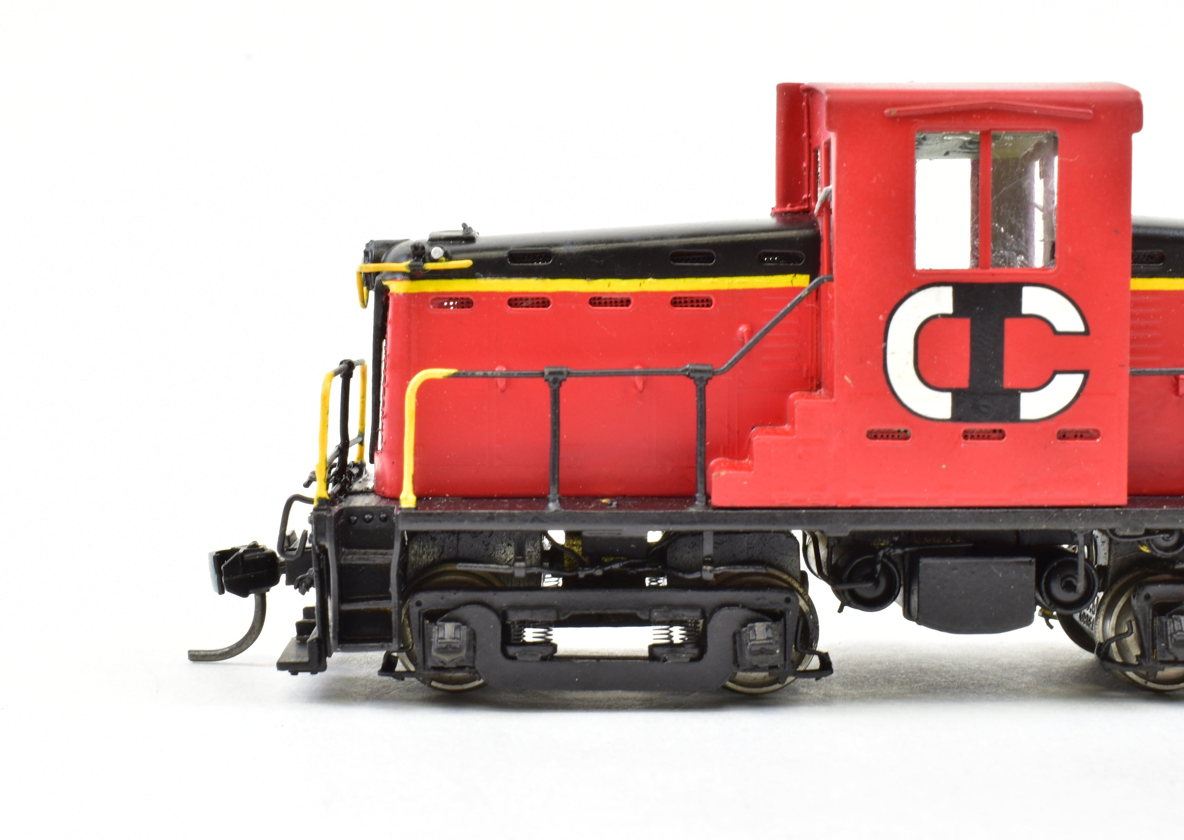 HO Scale Brass OMI - Overland Models Inc. MILW - Milwaukee Road USAX - U.S. Army 44 - DE - 18 Whitcomb Switcher Model with Custom Painted Fictional Road Design